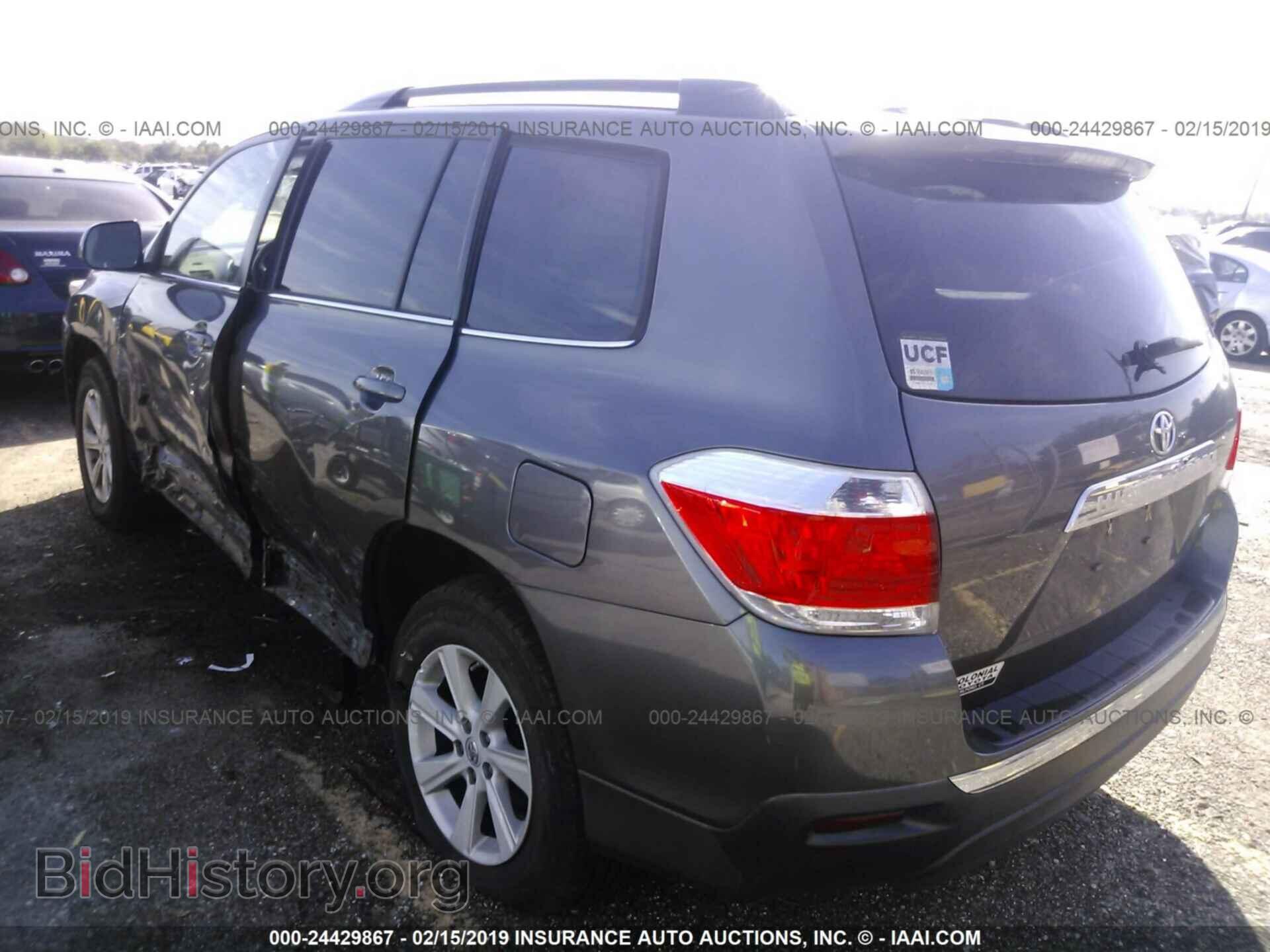 2012 TOYOTA HIGHLANDER - VIN: 5TDBK3EH3CS173953 - Фото 3