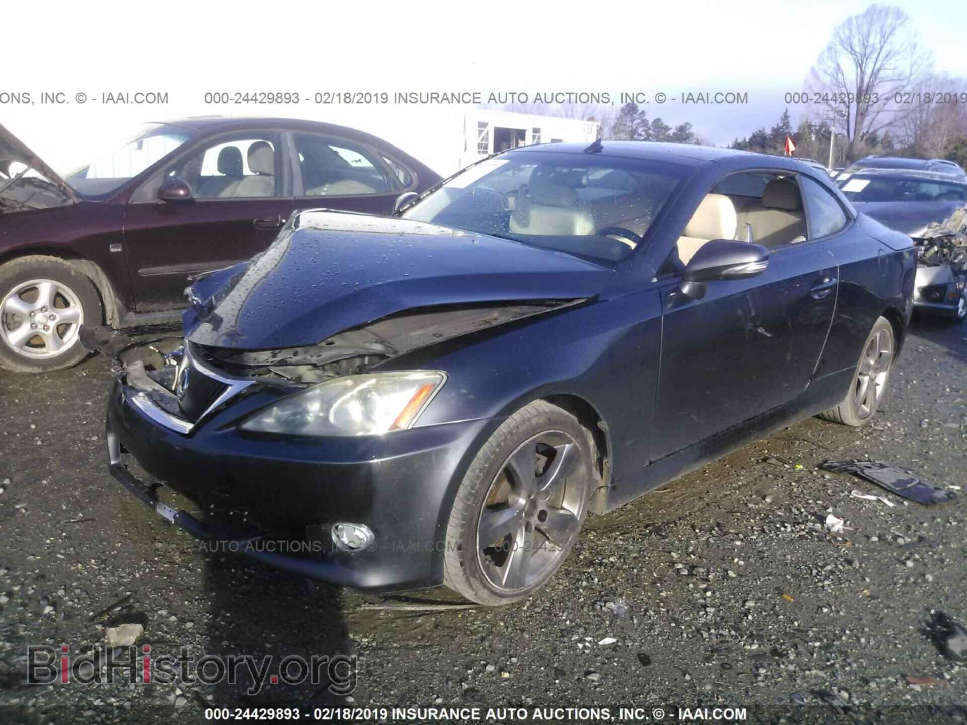 2010 LEXUS IS - VIN: JTHFF2C2XA2511978 - Фото 2