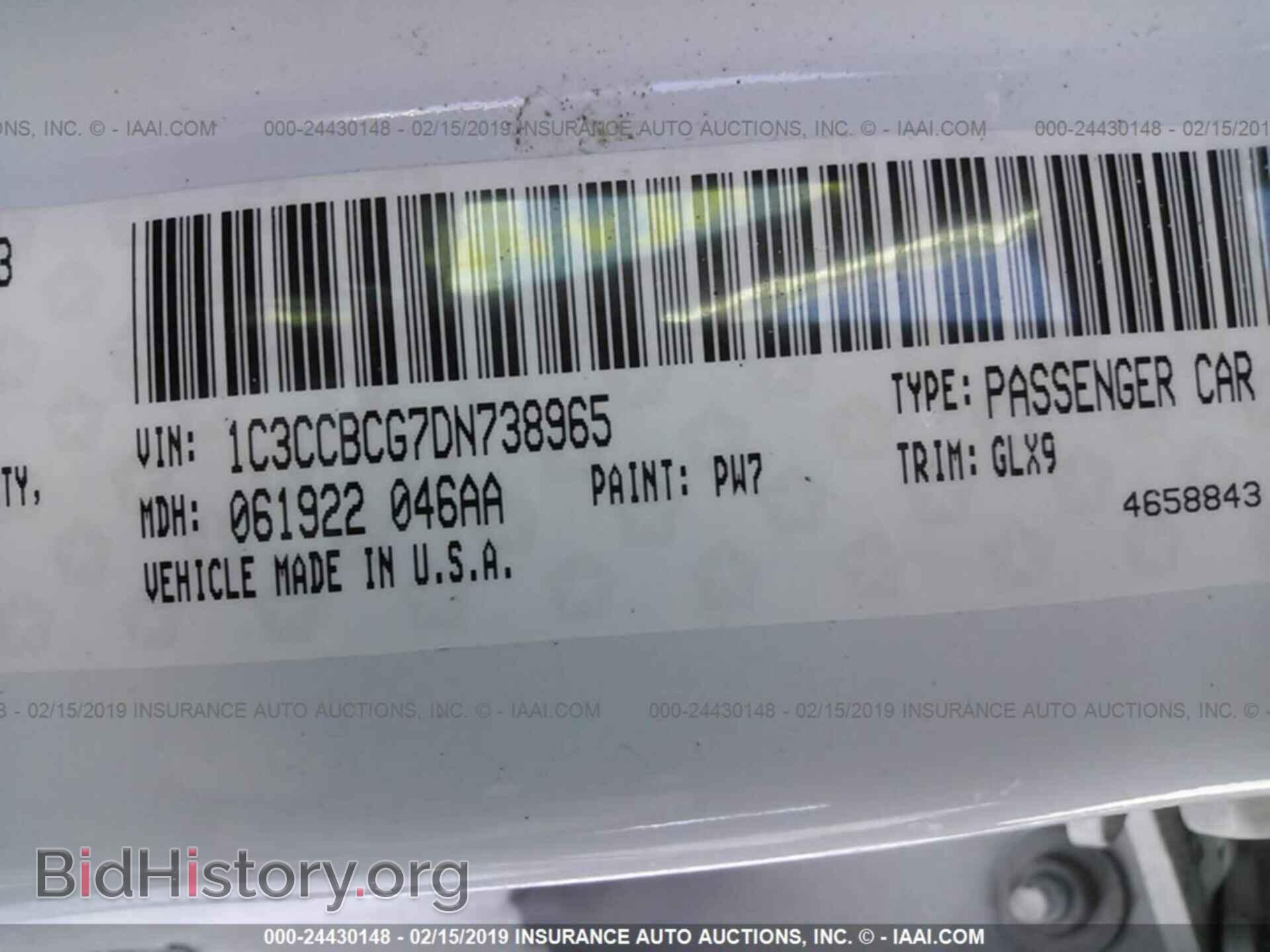 2013 CHRYSLER 200 - VIN: 1C3CCBCG7DN738965 - Photo 9