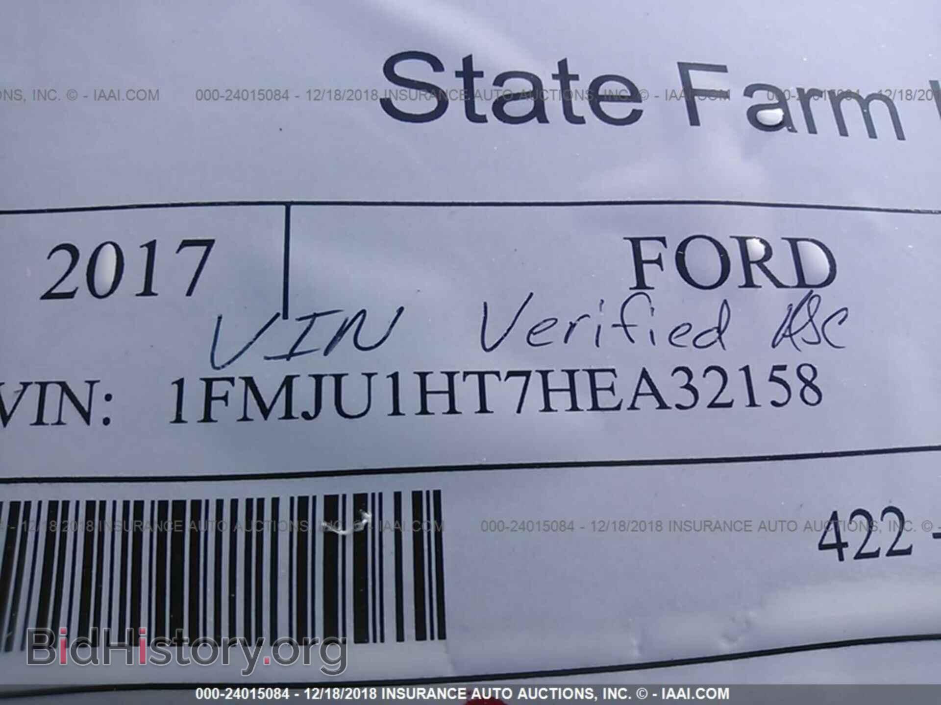 2017 FORD EXPEDITION - VIN: 1FMJU1HT7HEA32158 - Photo 9