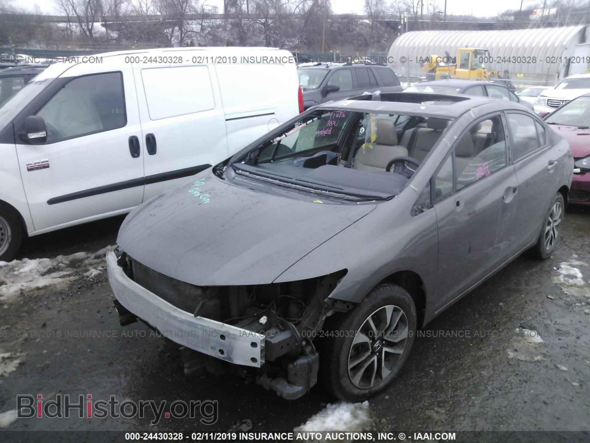 2014 HONDA CIVIC - VIN: 2HGFB2F89EH542862 - Фото 2