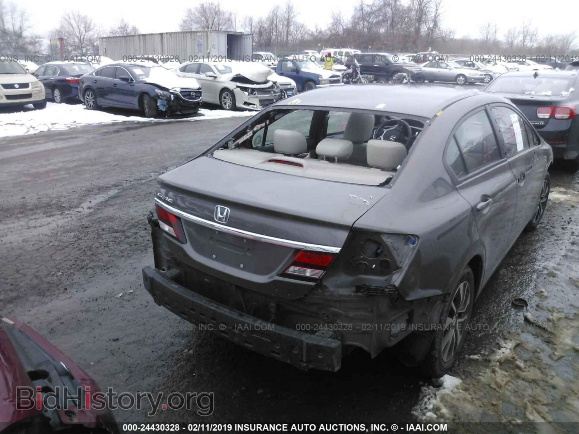 2014 HONDA CIVIC - VIN: 2HGFB2F89EH542862 - Фото 4