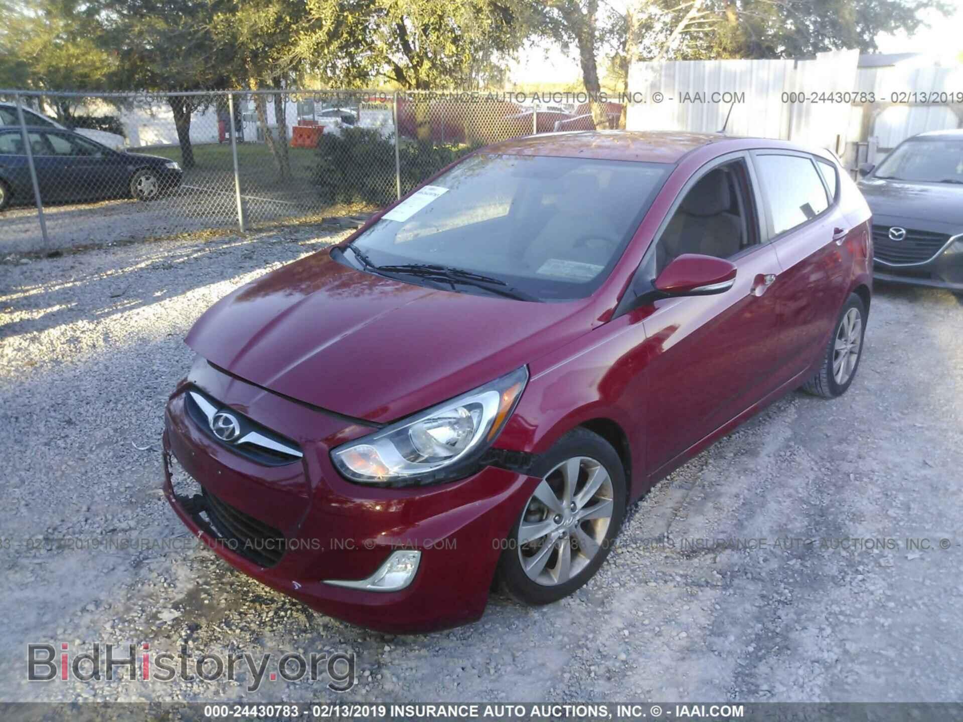 2013 HYUNDAI ACCENT - VIN: KMHCU5AE3DU078095 - Фото 2