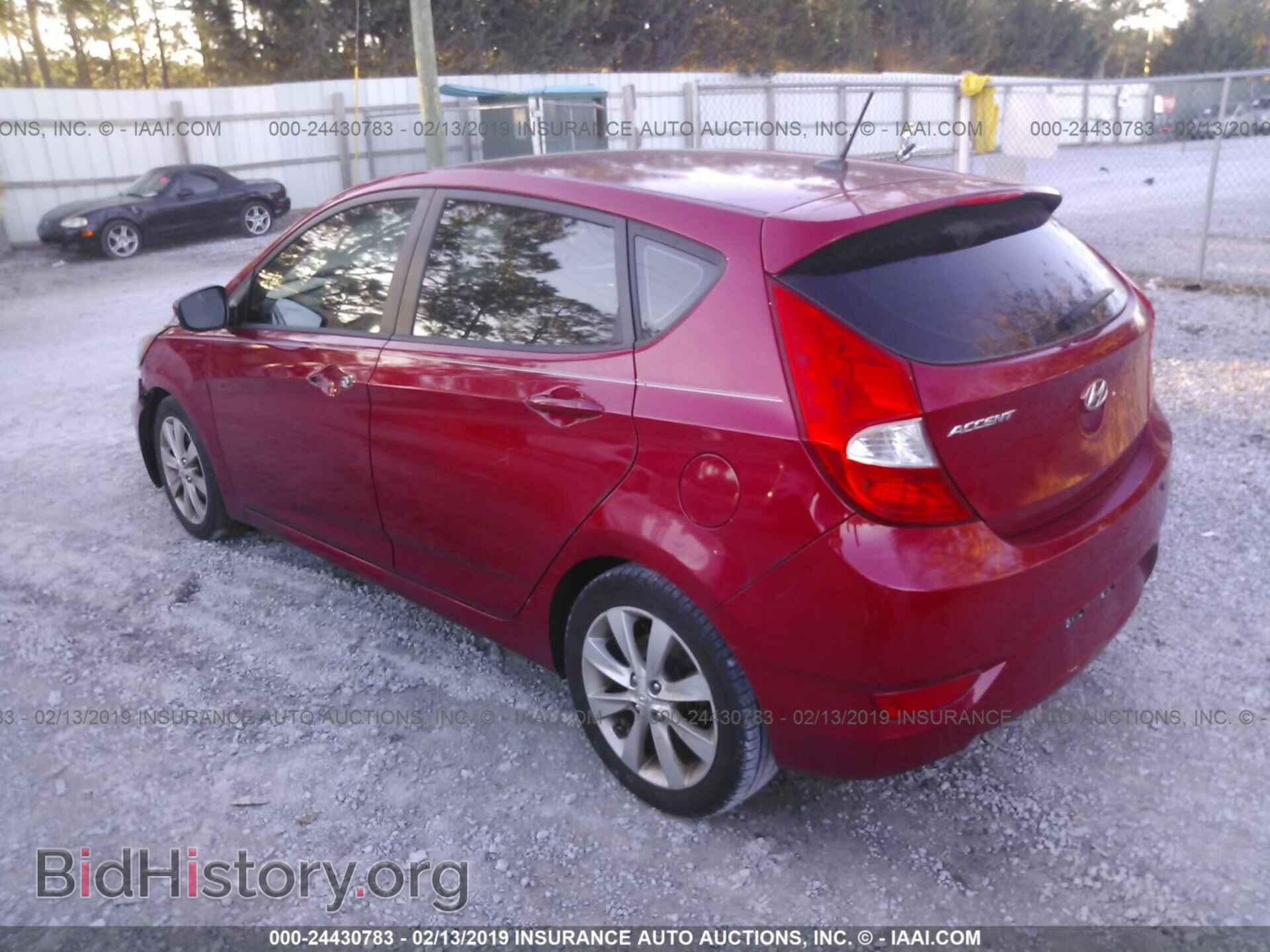 2013 HYUNDAI ACCENT - VIN: KMHCU5AE3DU078095 - Фото 3