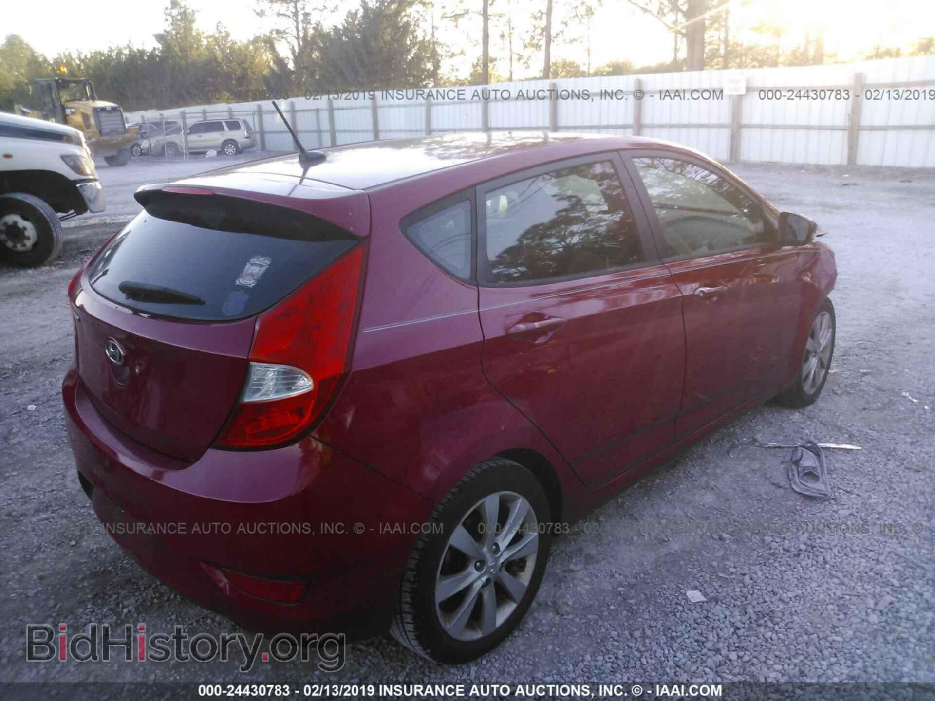 2013 HYUNDAI ACCENT - VIN: KMHCU5AE3DU078095 - Фото 4
