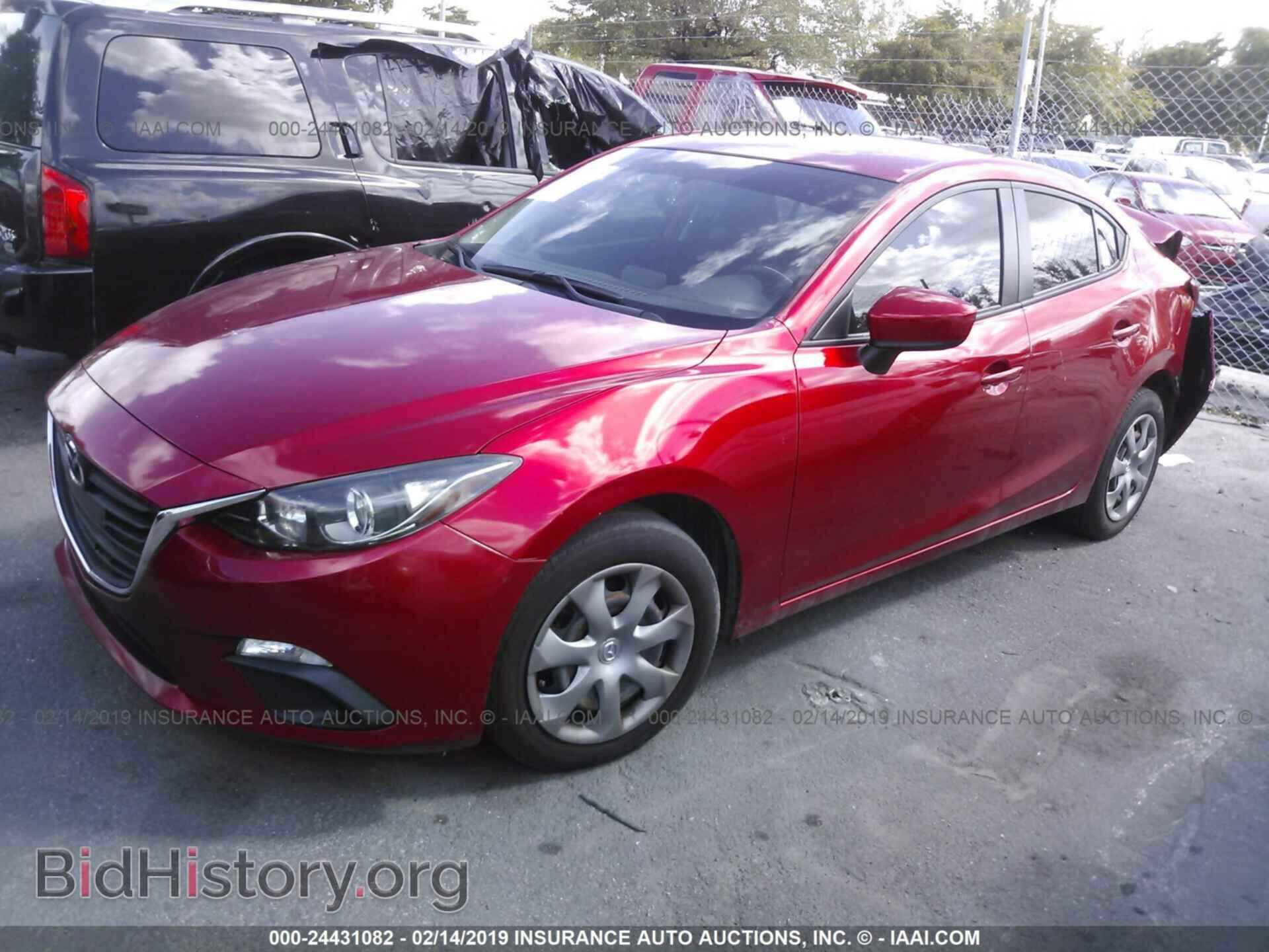 2014 MAZDA 3 - VIN: JM1BM1U79E1124179 - Фото 2