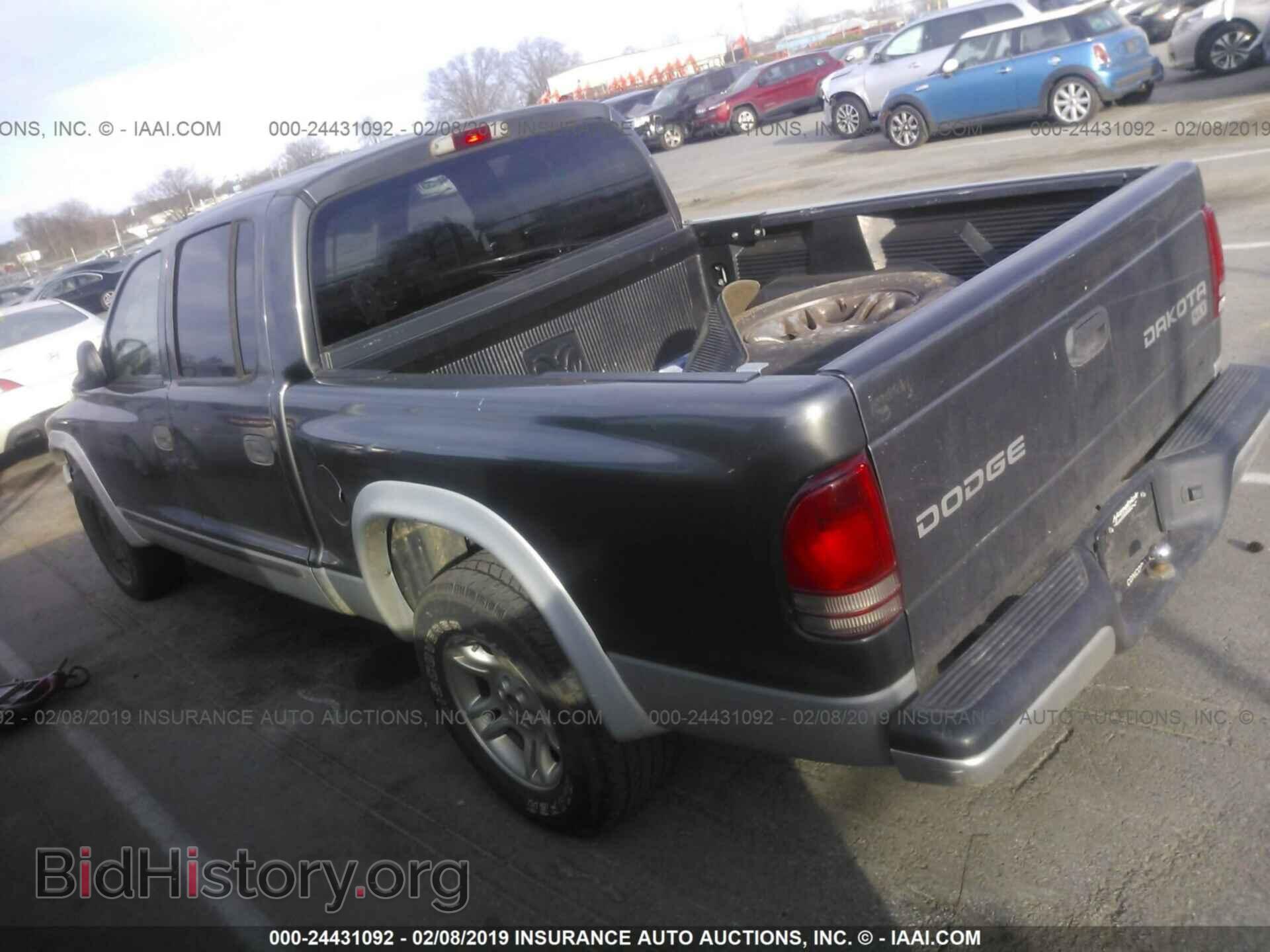 2004 DODGE DAKOTA - VIN: 1D7HL48N24S739548 - Фото 3