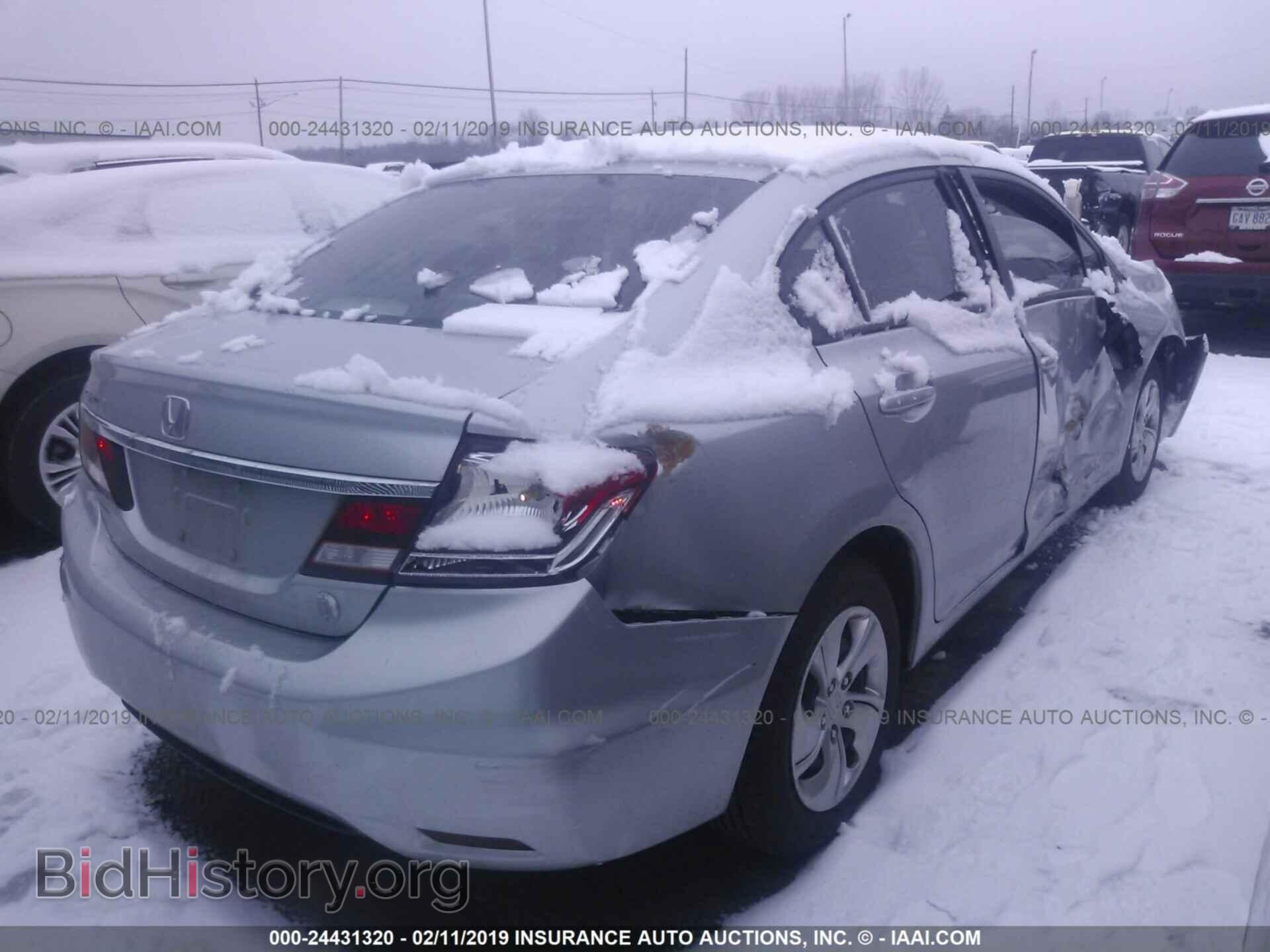 2013 HONDA CIVIC - VIN: 2HGFB2F57DH595385 - Фото 4