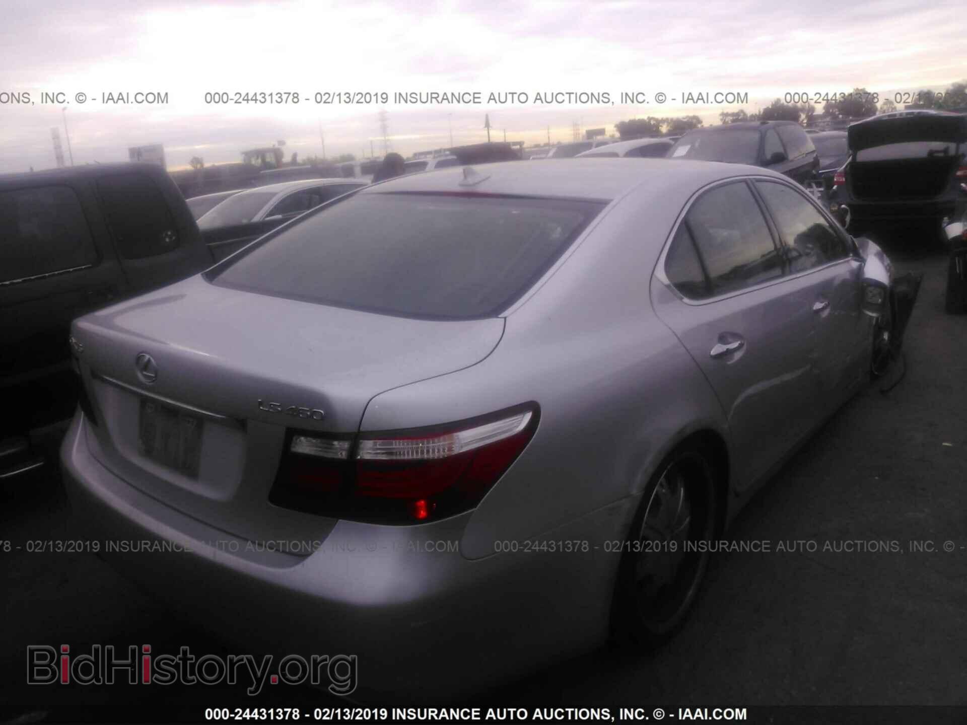 2007 LEXUS LS - VIN: JTHBL46F375049319 - Фото 4