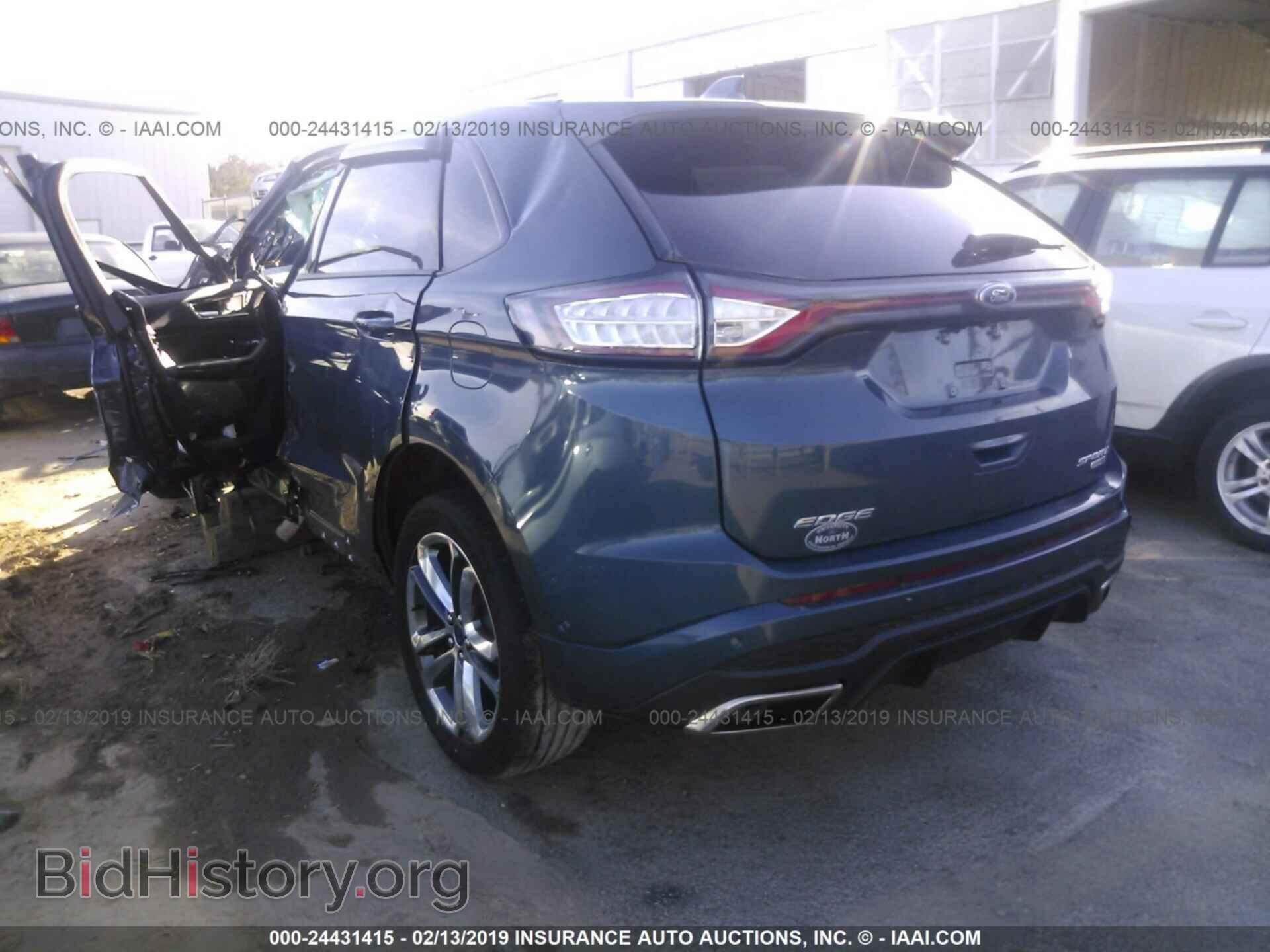 2016 FORD EDGE - VIN: 2FMPK4AP1GBC34857 - Фото 3