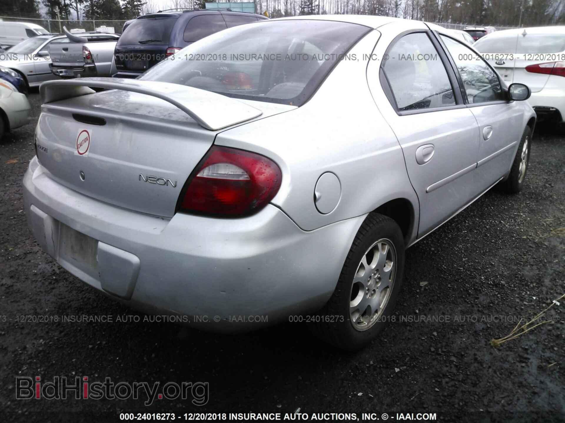 2005 DODGE NEON - VIN: 1B3ES56C55D217575 - Фото 4