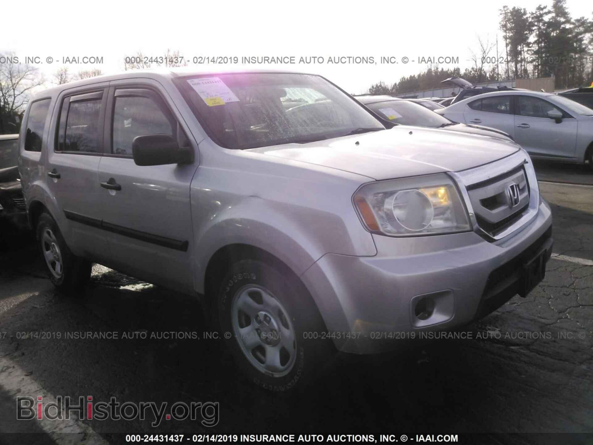 Фотография 5FNYF3H25BB035856 - HONDA PILOT 2011