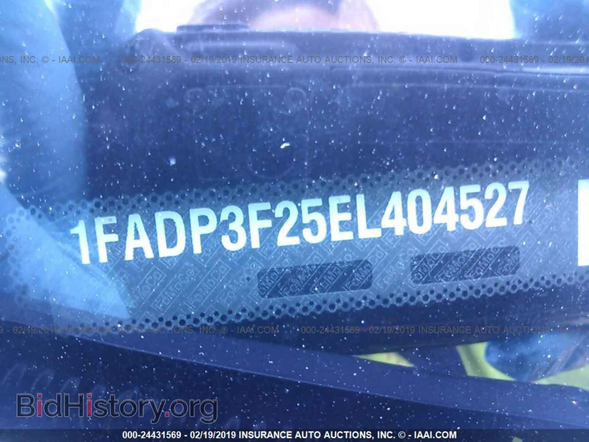 2014 FORD FOCUS - VIN: 1FADP3F25EL404527 - Фото 9