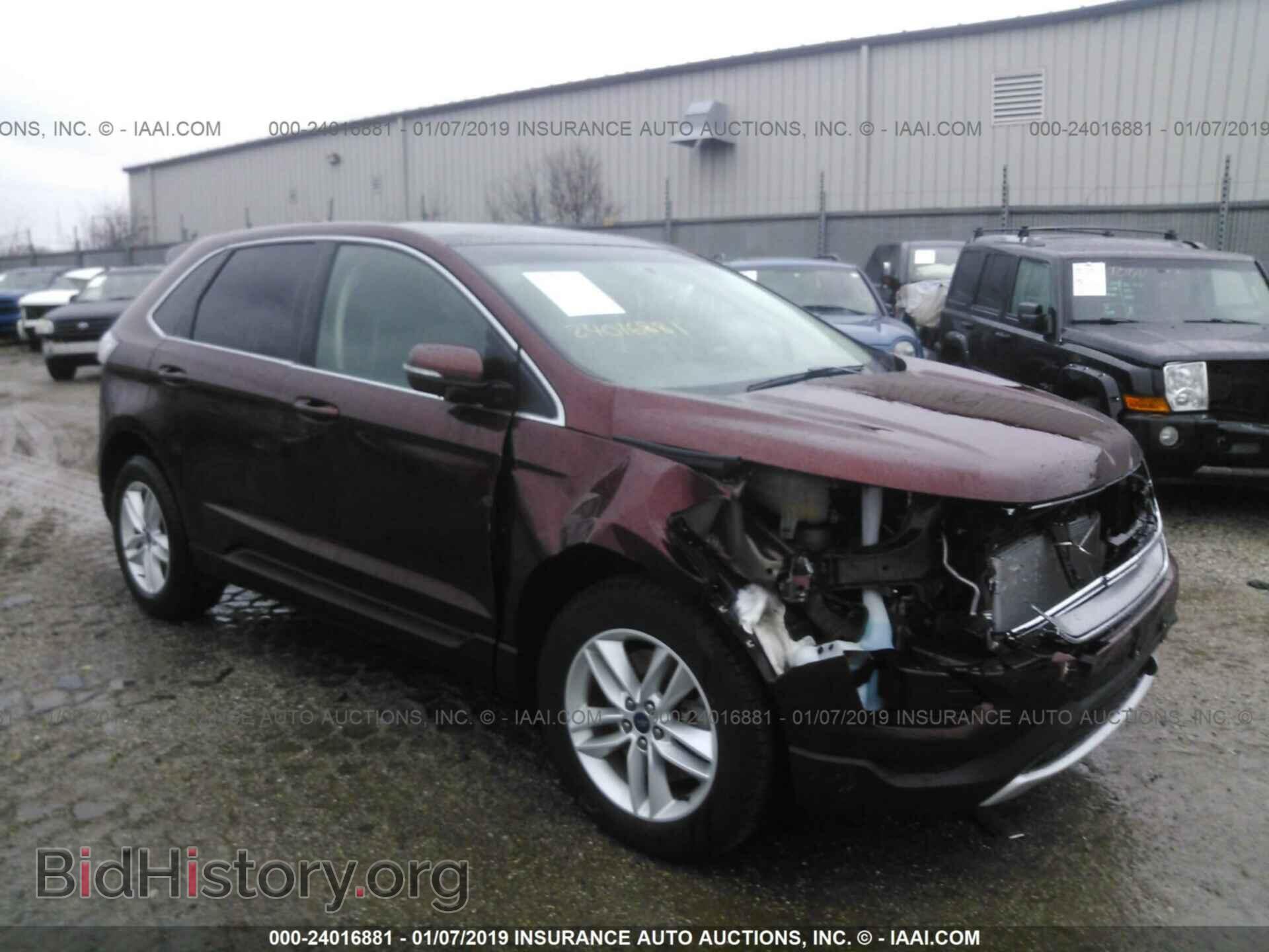 Фотография 2FMTK4J86FBB33805 - FORD EDGE 2015