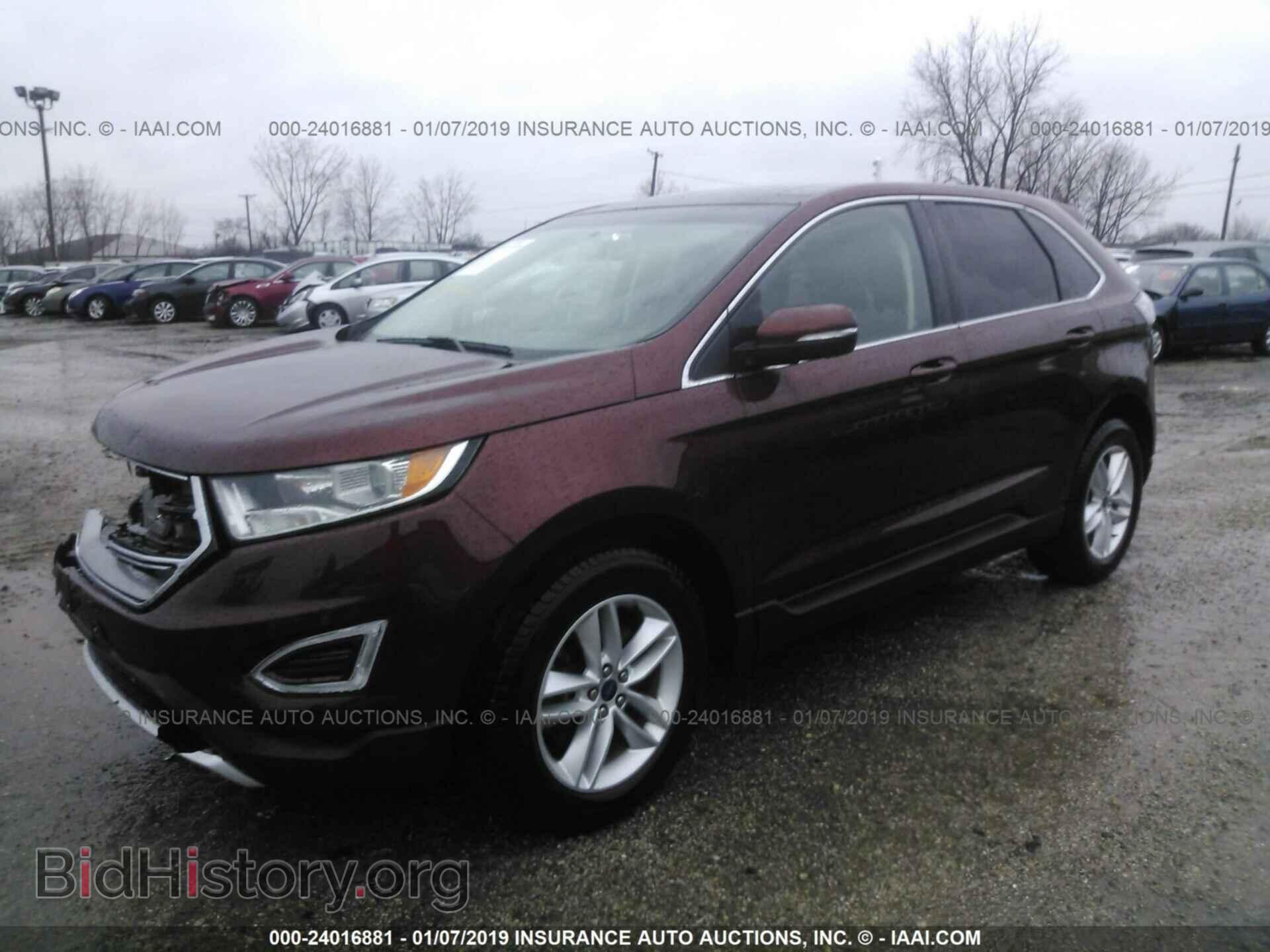 2015 FORD EDGE - VIN: 2FMTK4J86FBB33805 - Фото 2