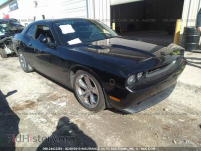 2014 Dodge CHALLENGER R/T, черный — VIN 2C3CDYBT0EH139429, IAAI