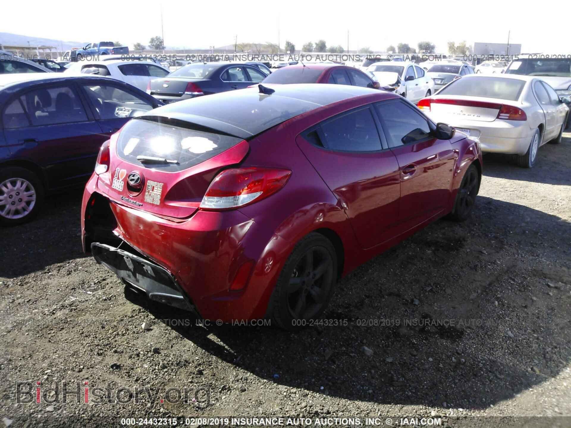 2014 HYUNDAI VELOSTER - VIN: KMHTC6AD9EU213954 - Фото 4