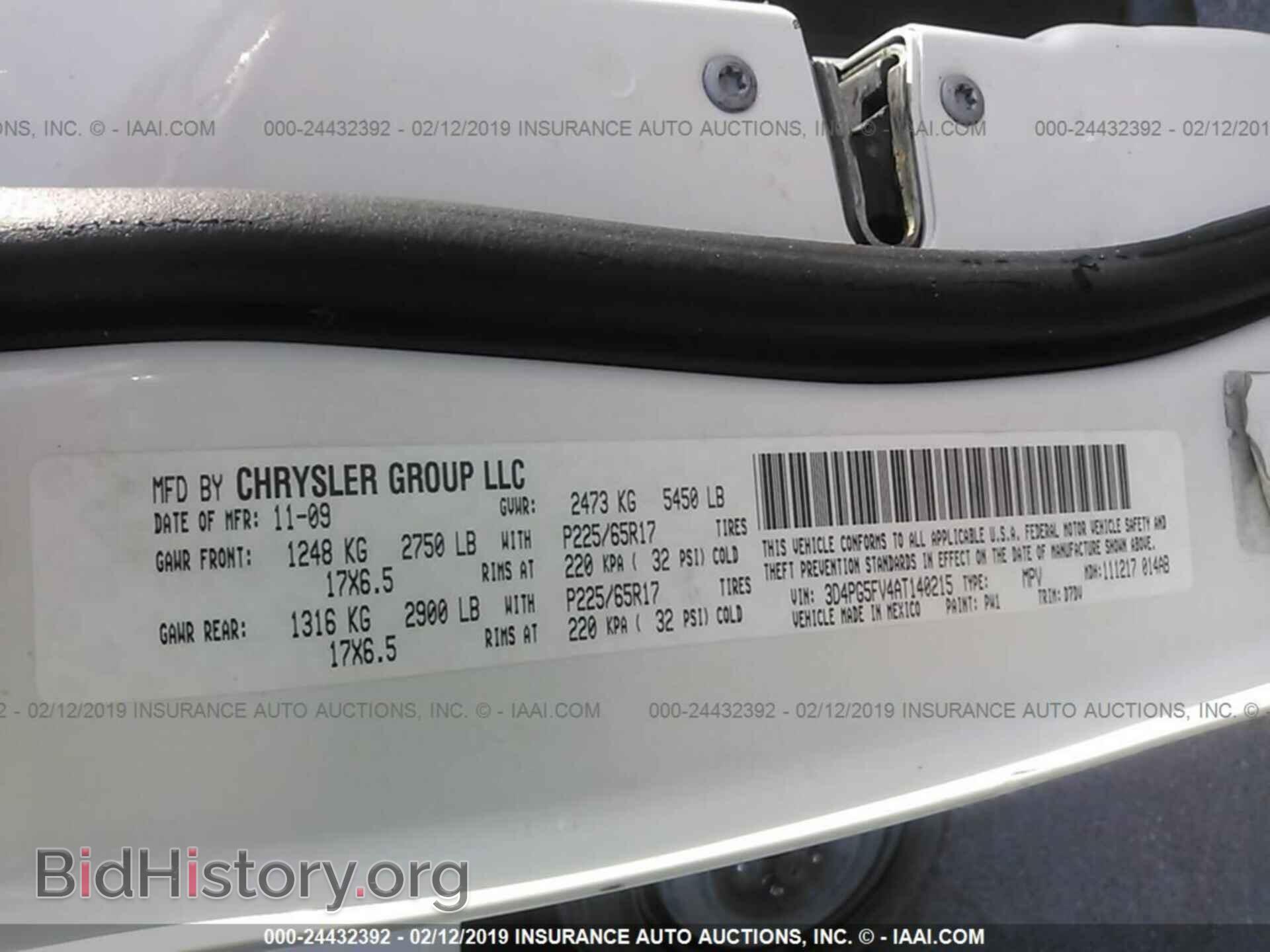 2010 DODGE JOURNEY - VIN: 3D4PG5FV4AT140215 - Photo 9
