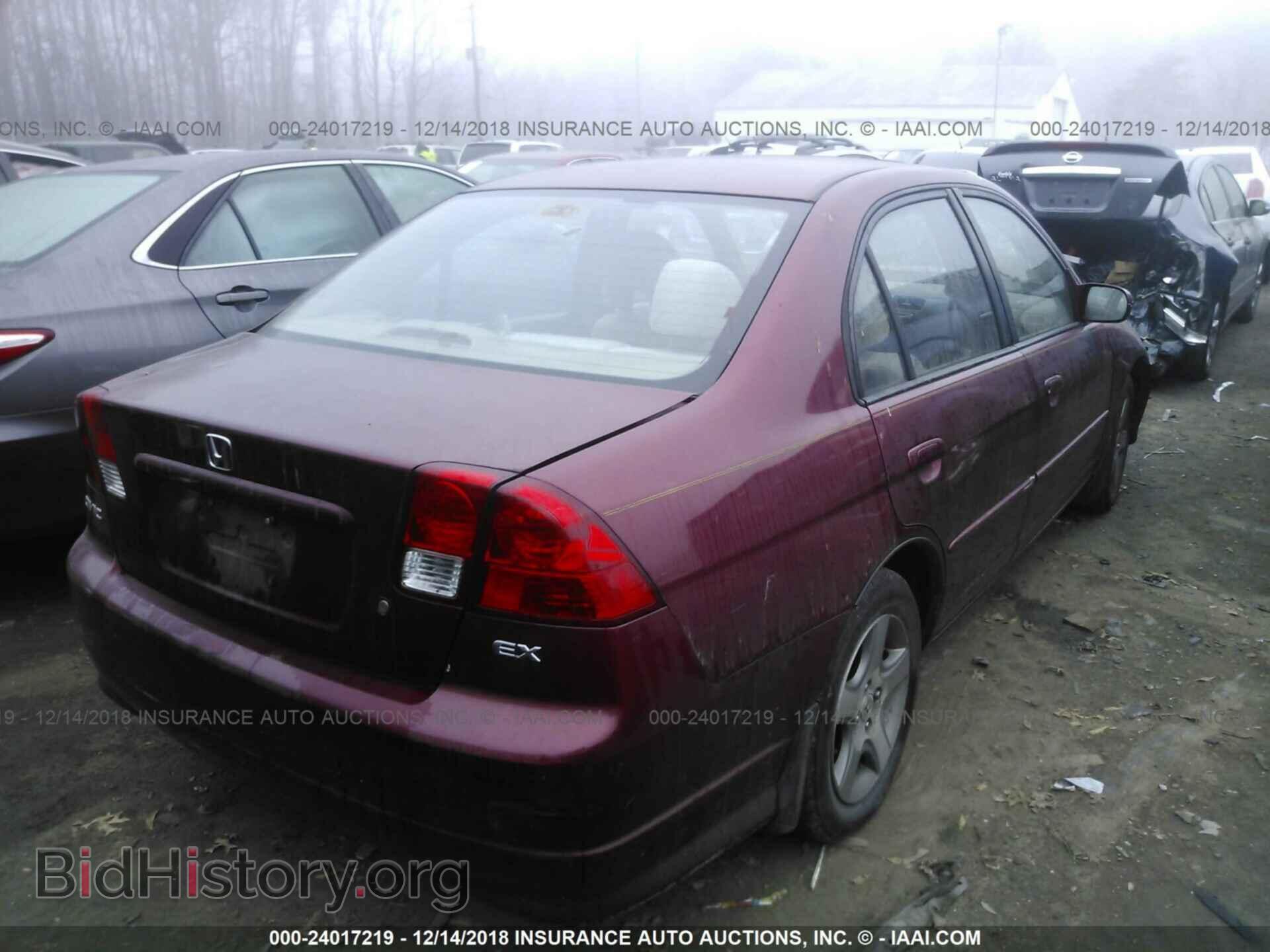 2005 HONDA CIVIC - VIN: 2HGES26745H570023 - Фото 4