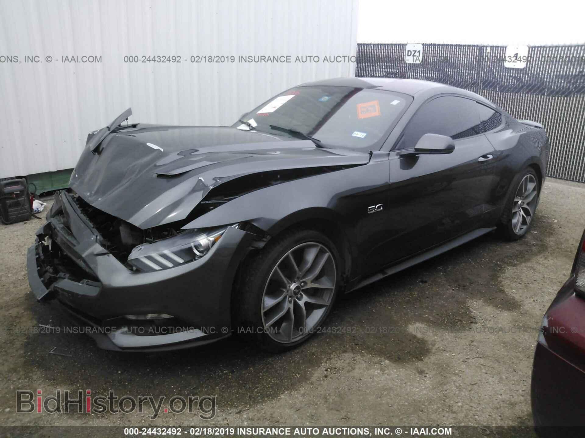 2016 FORD MUSTANG - VIN: 1FA6P8CF6G5283754 - Фото 2