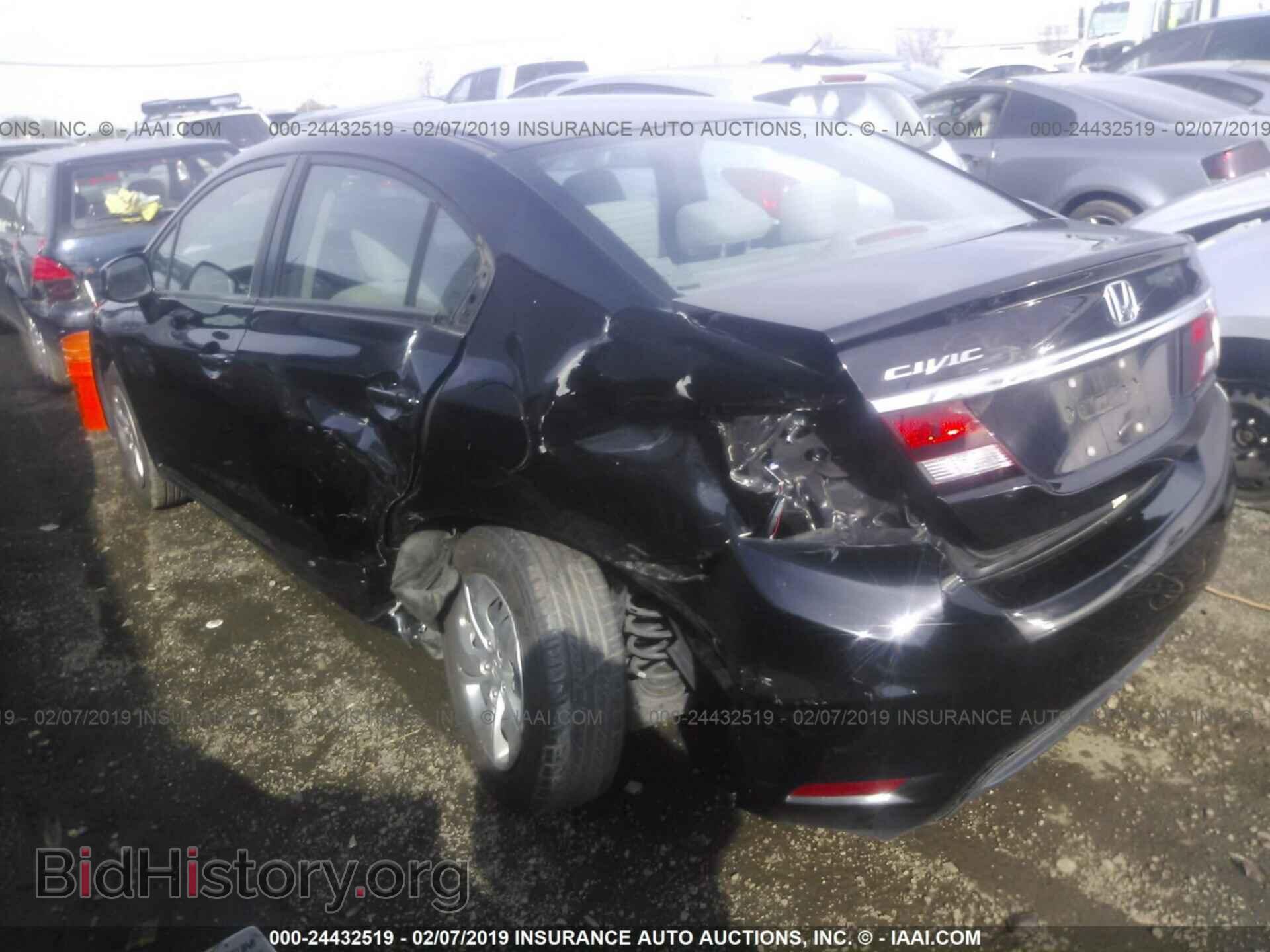 2013 HONDA CIVIC - VIN: 19XFB2F51DE292600 - Фото 3