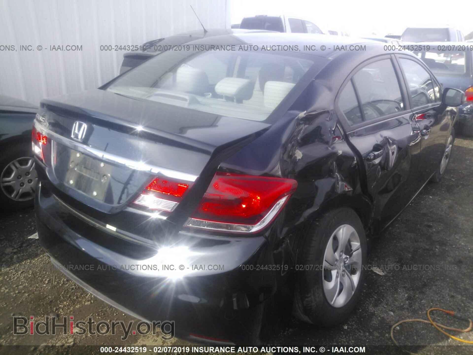 2013 HONDA CIVIC - VIN: 19XFB2F51DE292600 - Фото 4