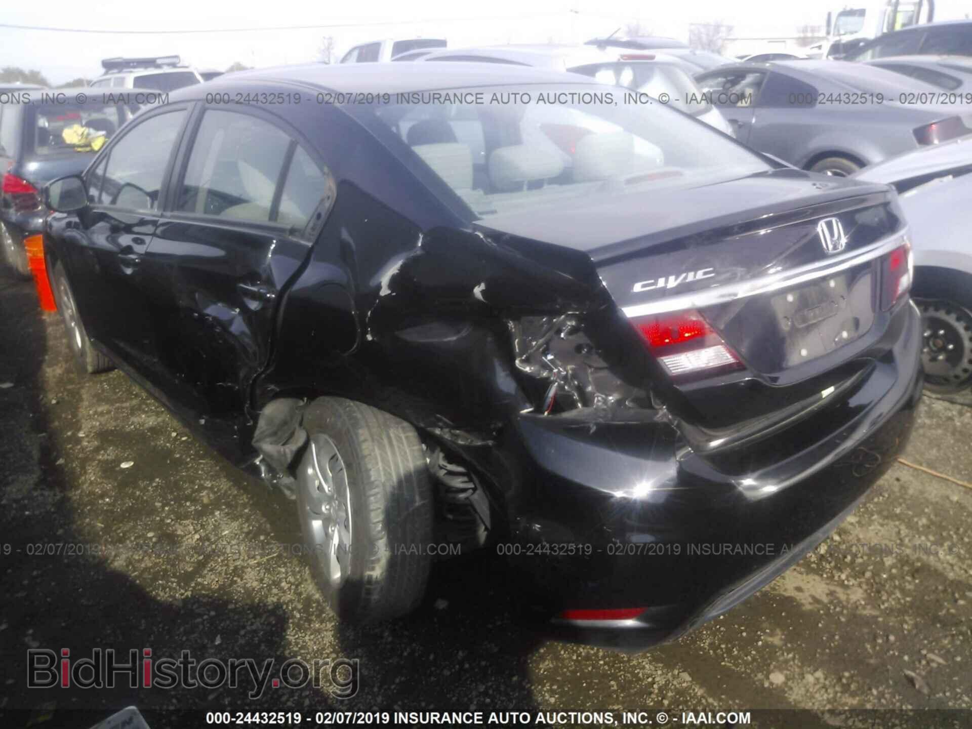 2013 HONDA CIVIC - VIN: 19XFB2F51DE292600 - Фото 6