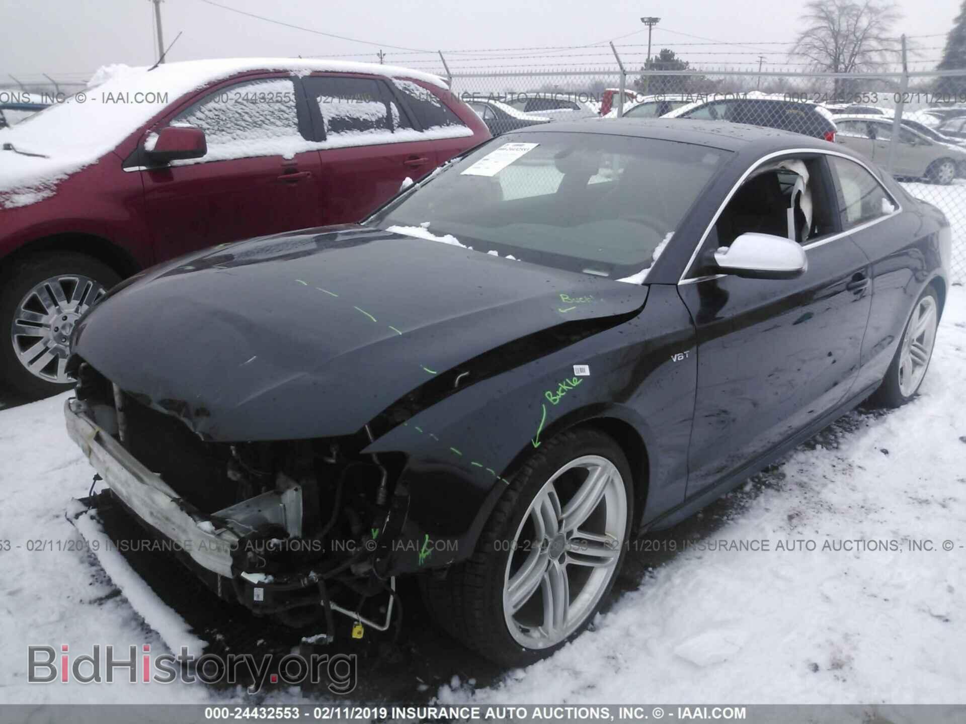 2013 AUDI S5 - VIN: WAUVGAFR6DA001017 - Фото 2