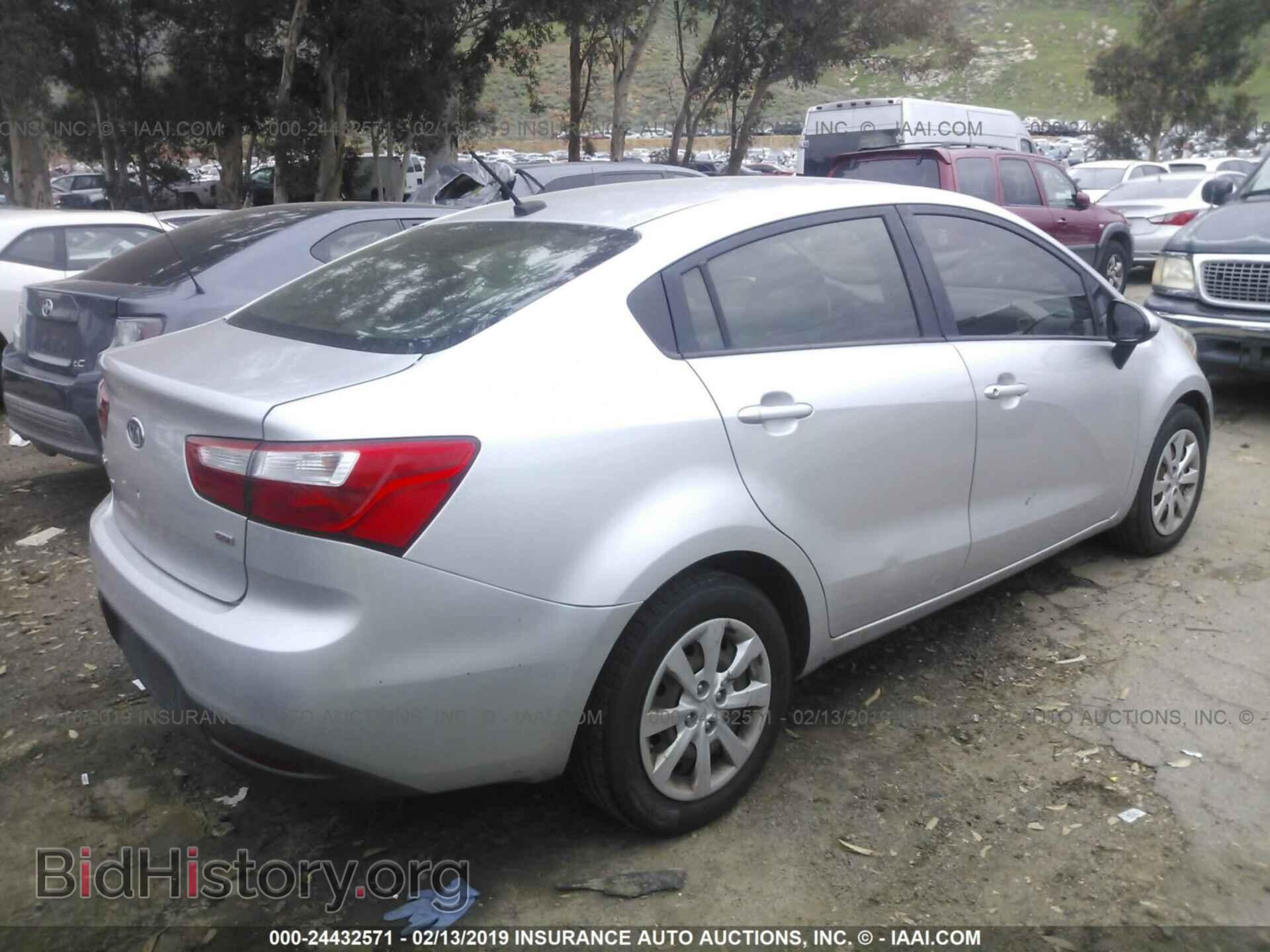 2013 KIA RIO - VIN: KNADM4A33D6122082 - Фото 4