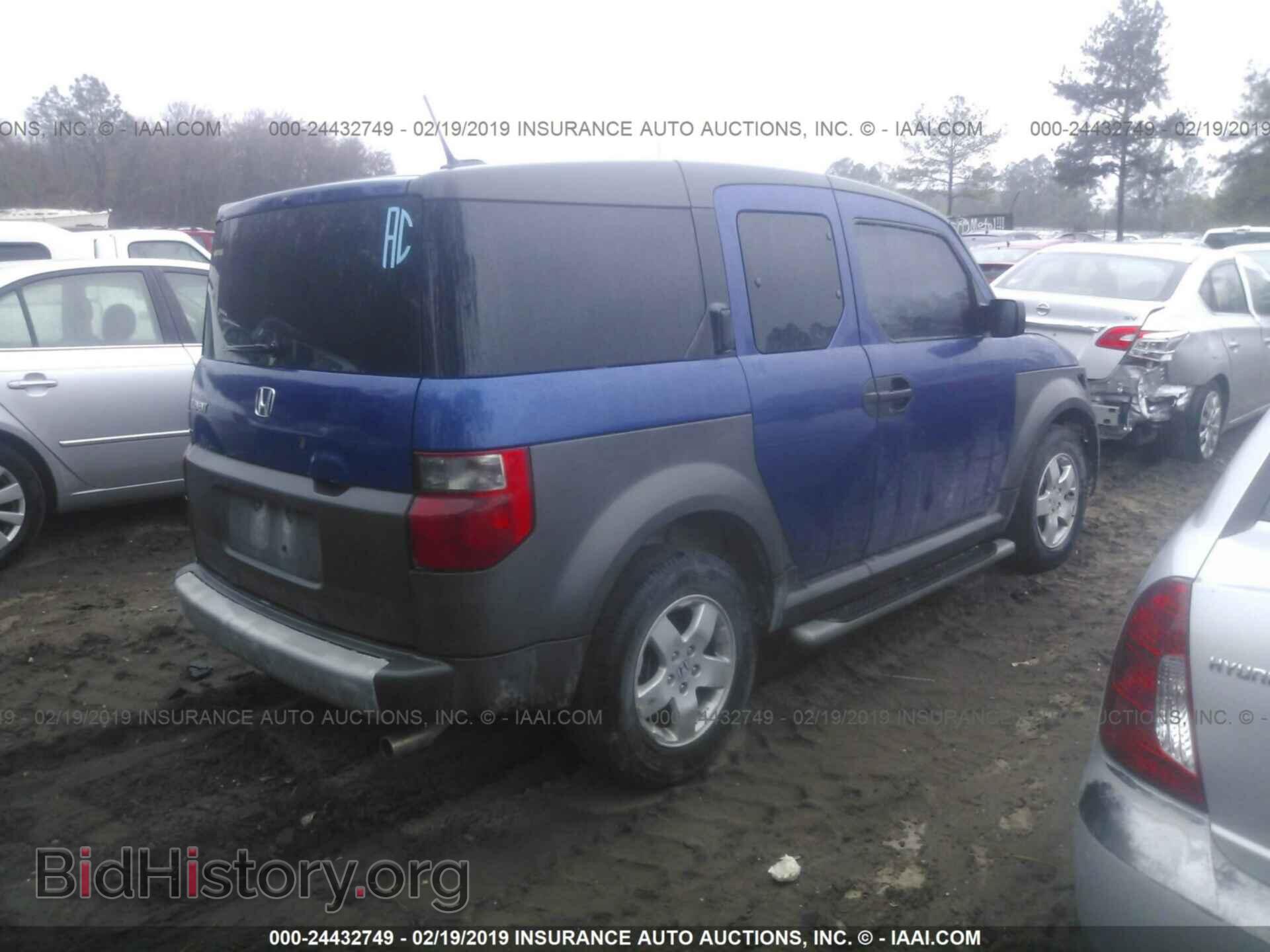 2005 HONDA ELEMENT - VIN: 5J6YH18655L008458 - Фото 4