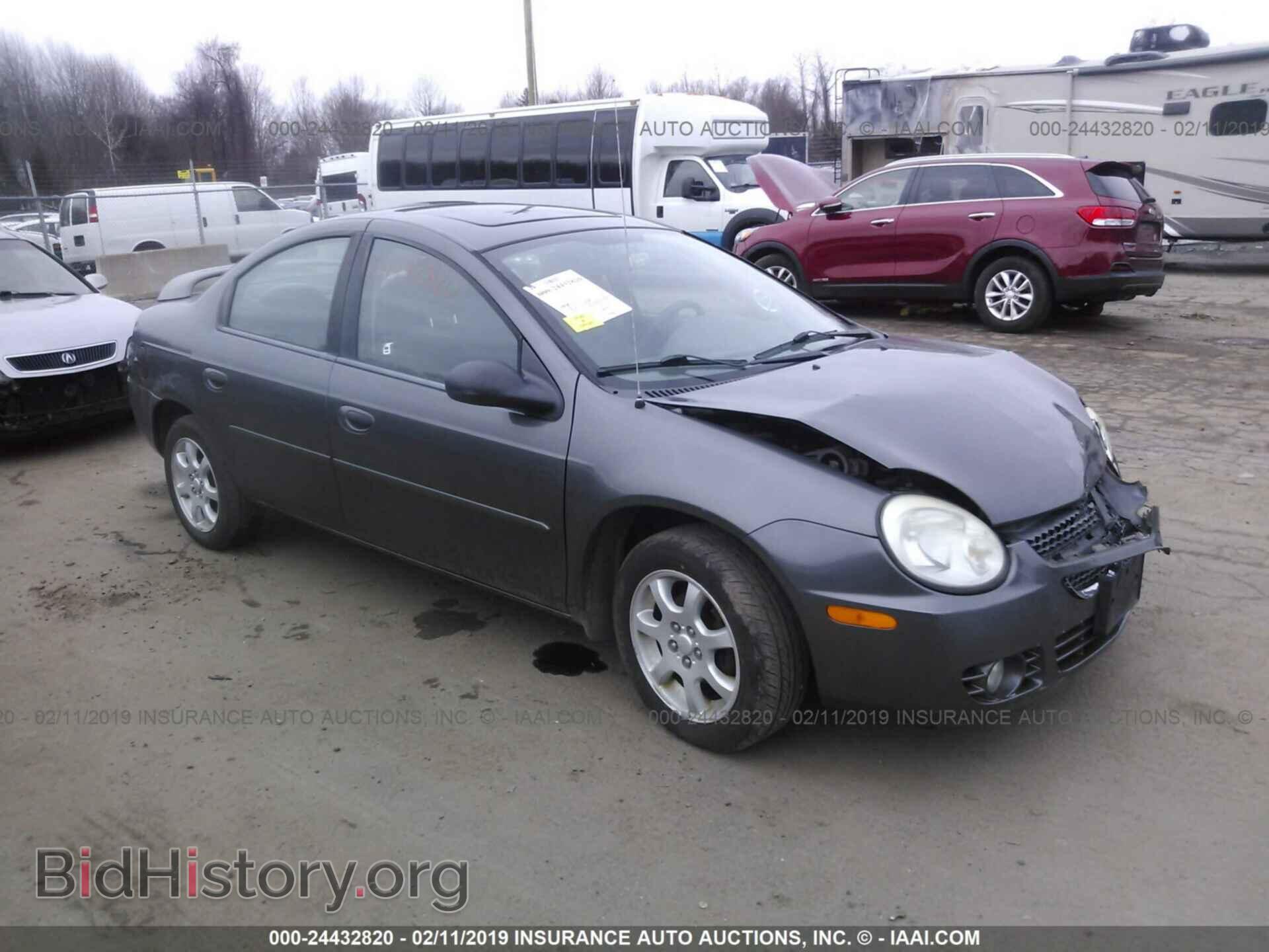 Фотография 1B3ES56C34D614068 - DODGE NEON 2004