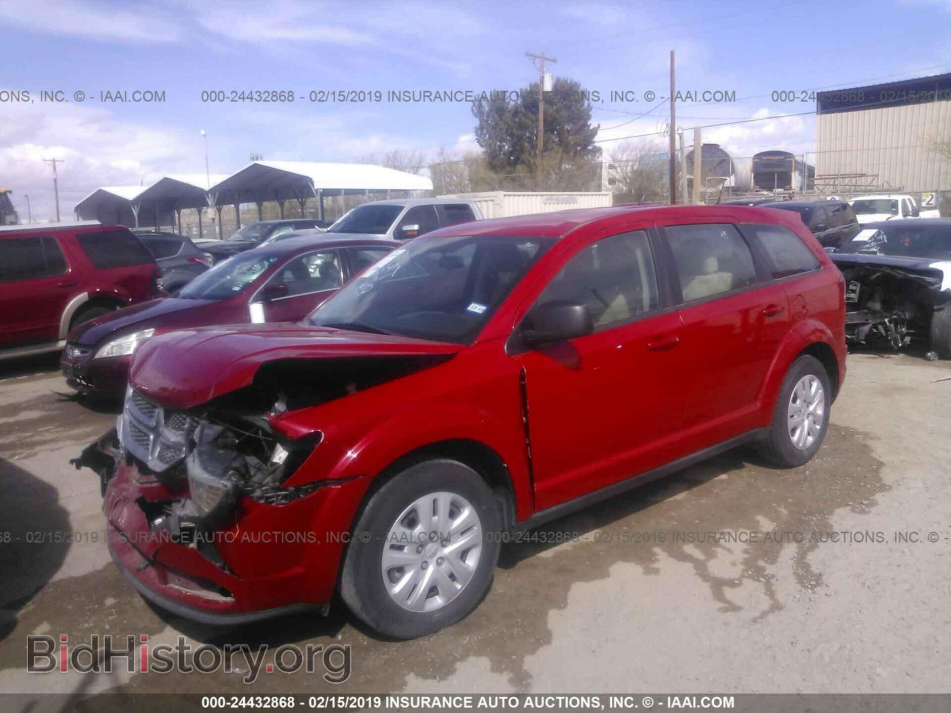 2014 DODGE JOURNEY - VIN: 3C4PDCAB2ET160203 - Фото 2
