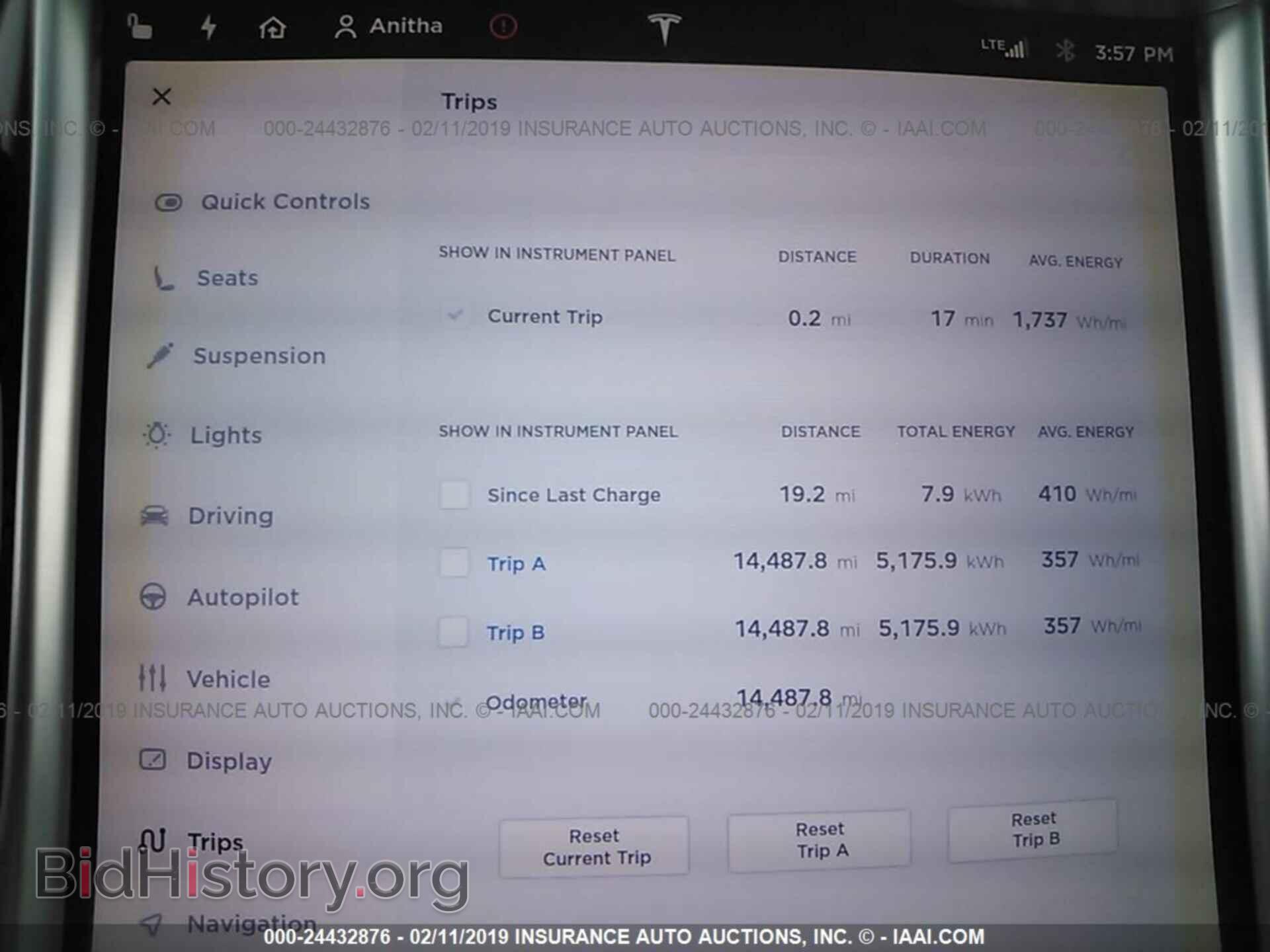 2016 TESLA MODEL X - VIN: 5YJXCBE2XGF025558 - Photo 7