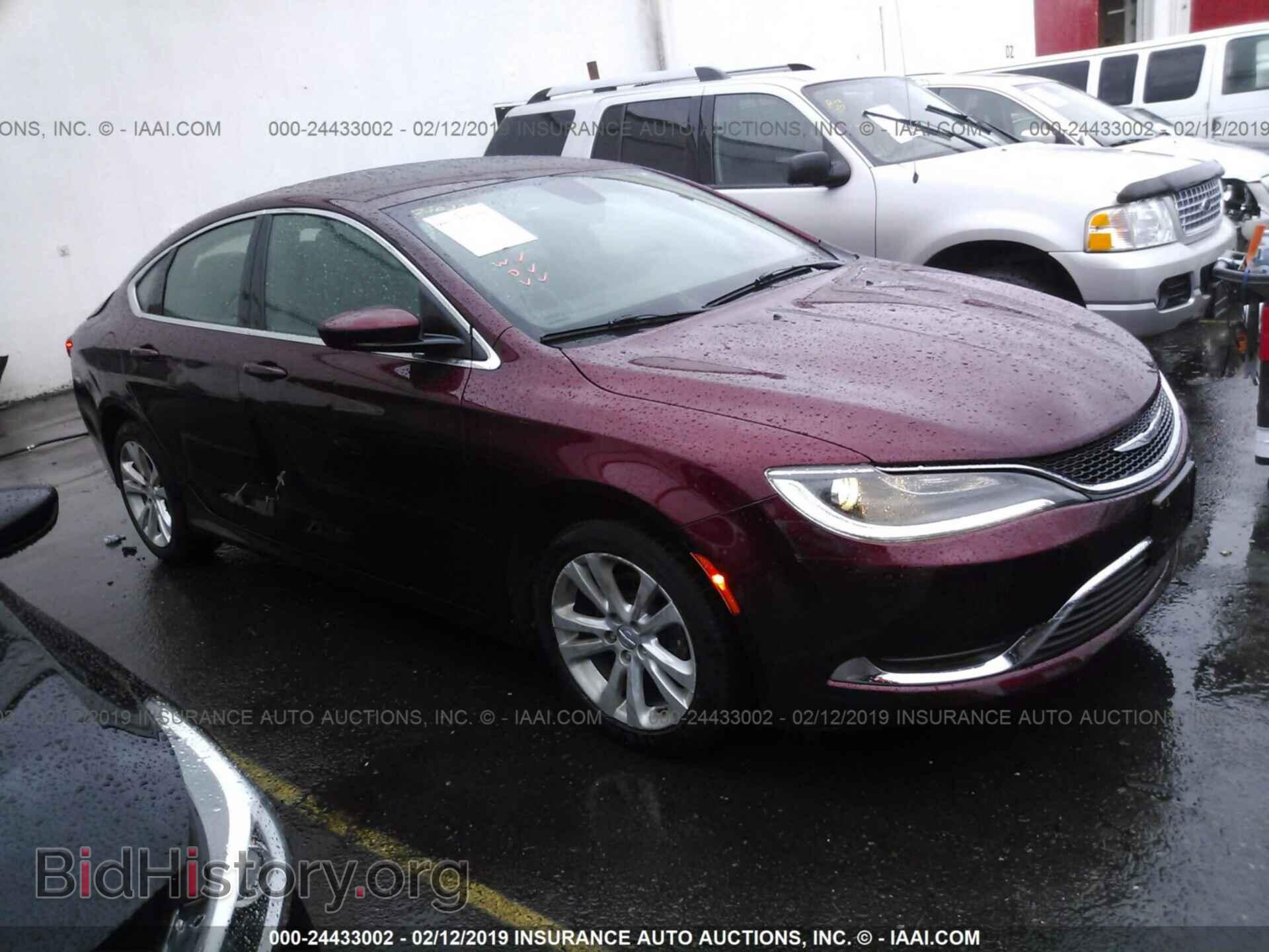 Фотография 1C3CCCABXGN137714 - CHRYSLER 200 2016