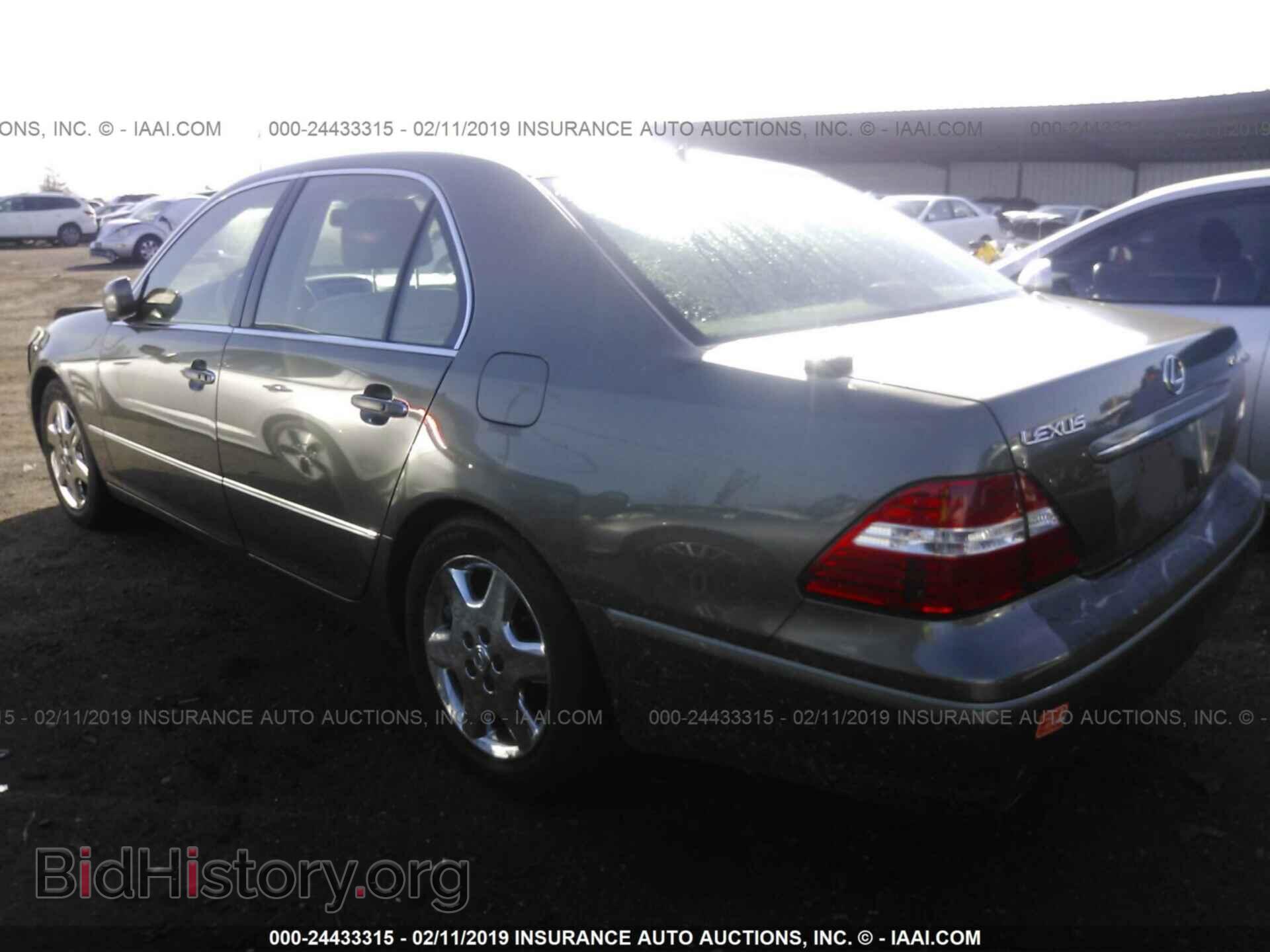 2004 LEXUS LS - VIN: JTHBN36F040131554 - Фото 3
