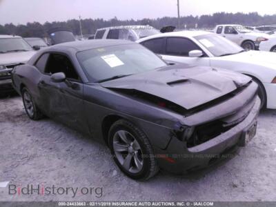 2016 Dodge CHALLENGER SXT, gray — VIN 2C3CDZAG0GH176798, IAAI