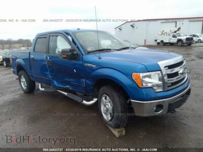 2014 Ford F150 Supercrew, синий — VIN 1FTFW1EF5EKG48022, IAAI