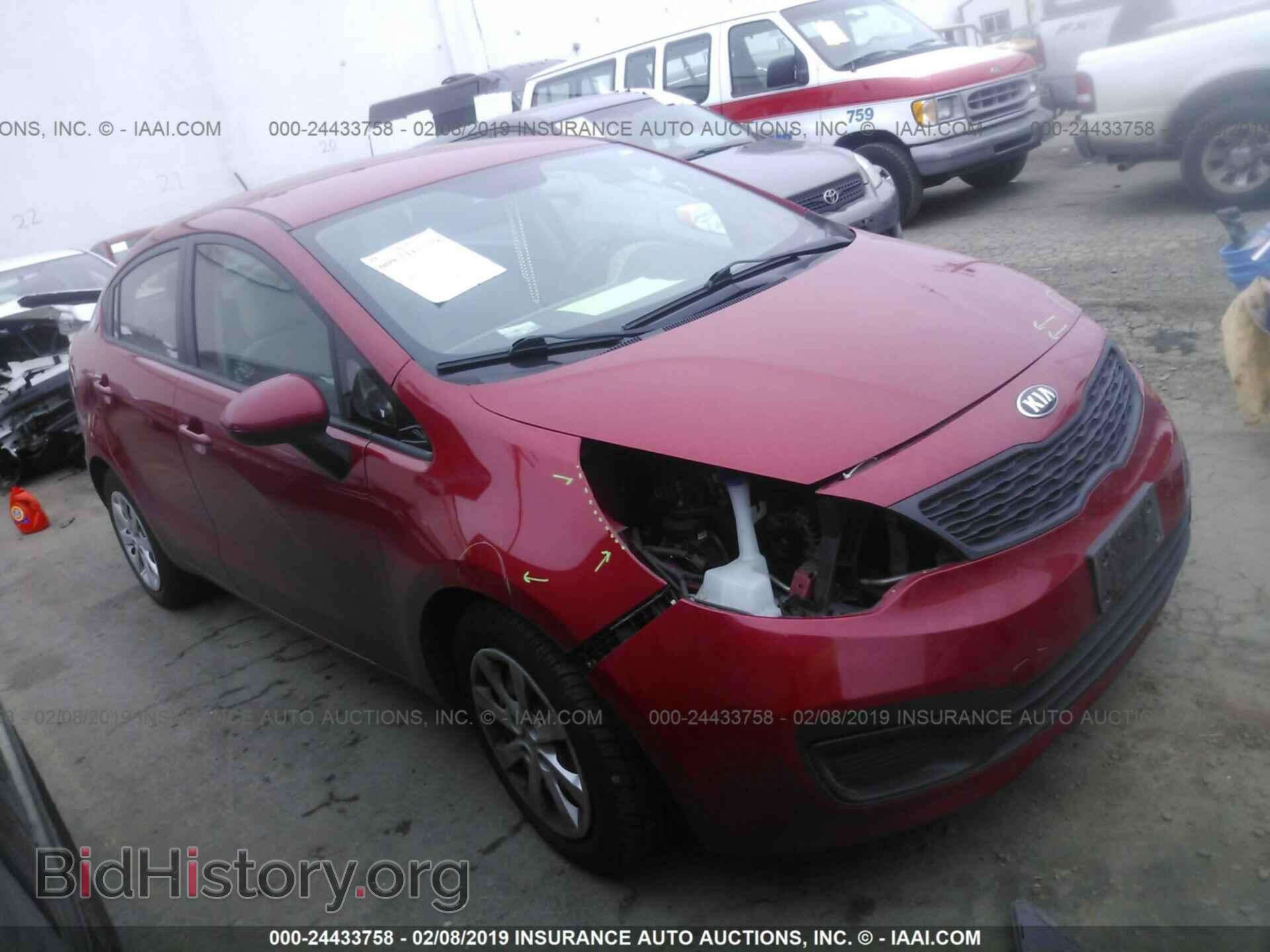 Фотография KNADM4A39E6410562 - KIA RIO 2014