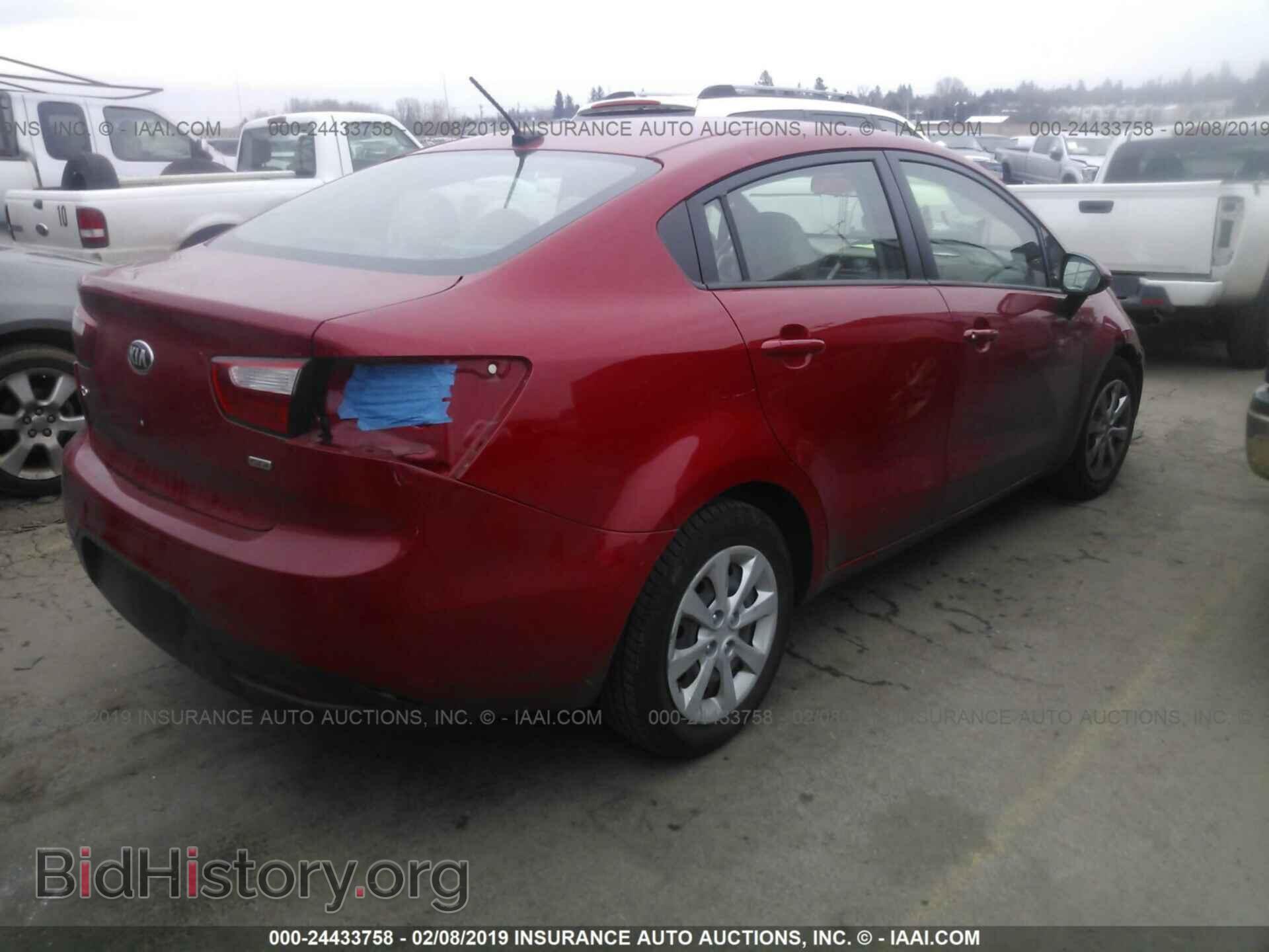 2014 KIA RIO - VIN: KNADM4A39E6410562 - Фото 4