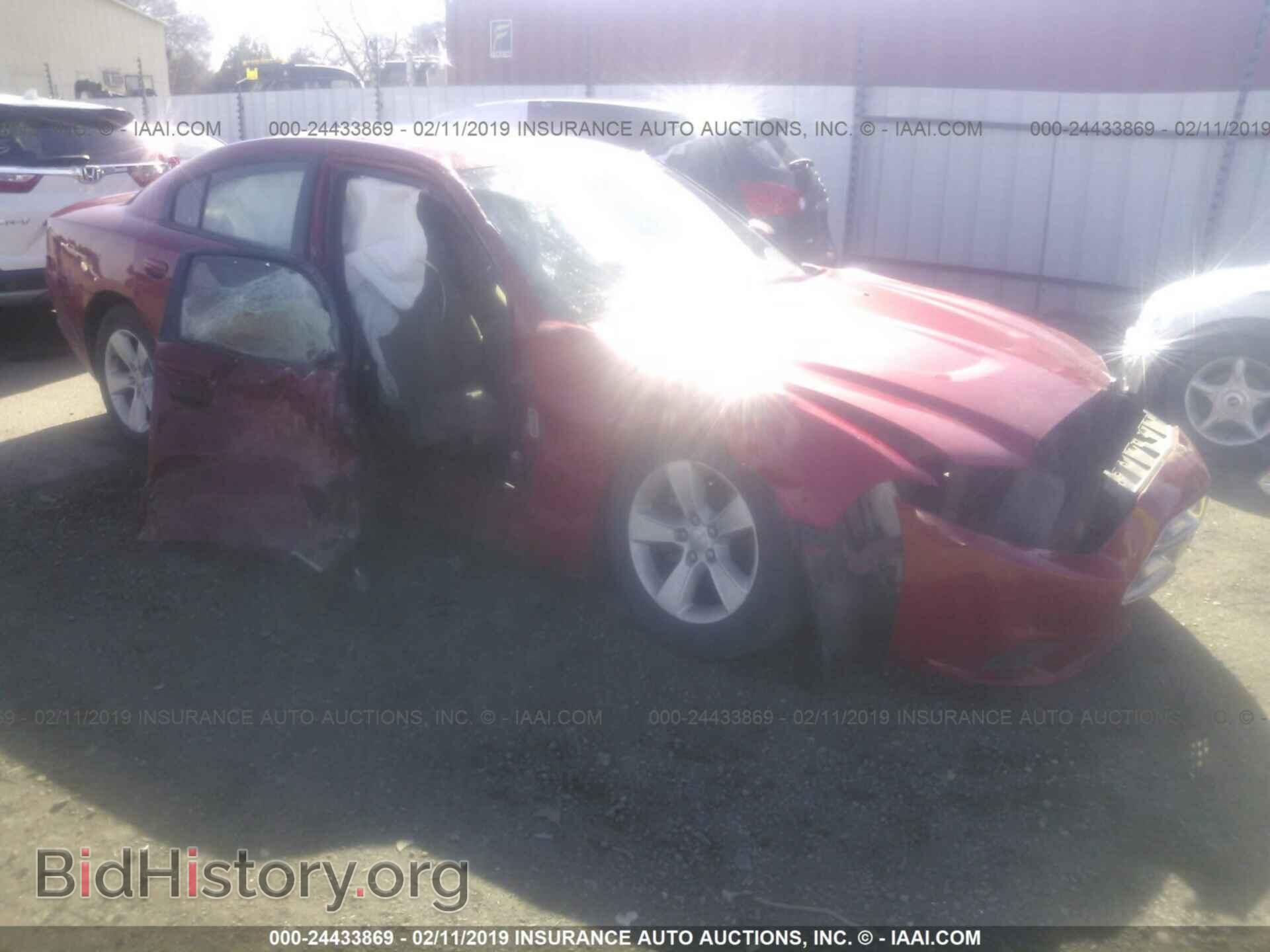 Photo 2C3CDXHG1CH204953 - DODGE CHARGER 2012