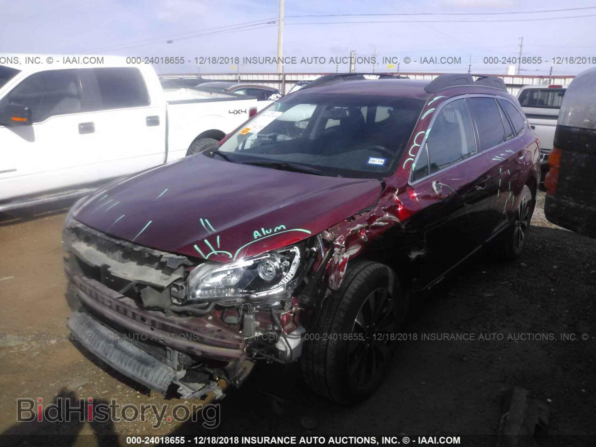 2015 SUBARU OUTBACK - VIN: 4S4BSBJC1F3213212 - Фото 2