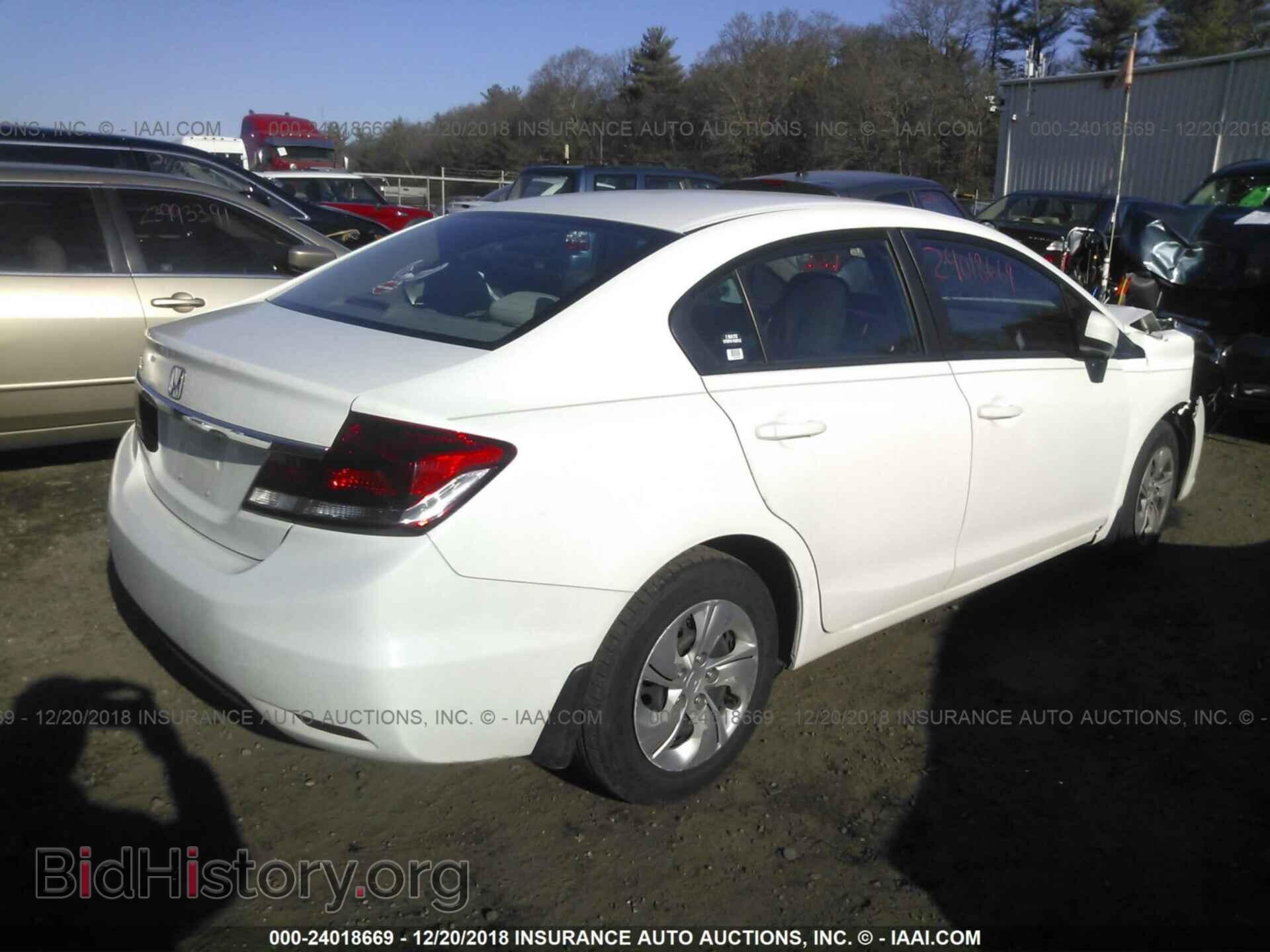 2014 HONDA CIVIC - VIN: 2HGFB2F5XEH508693 - Фото 4