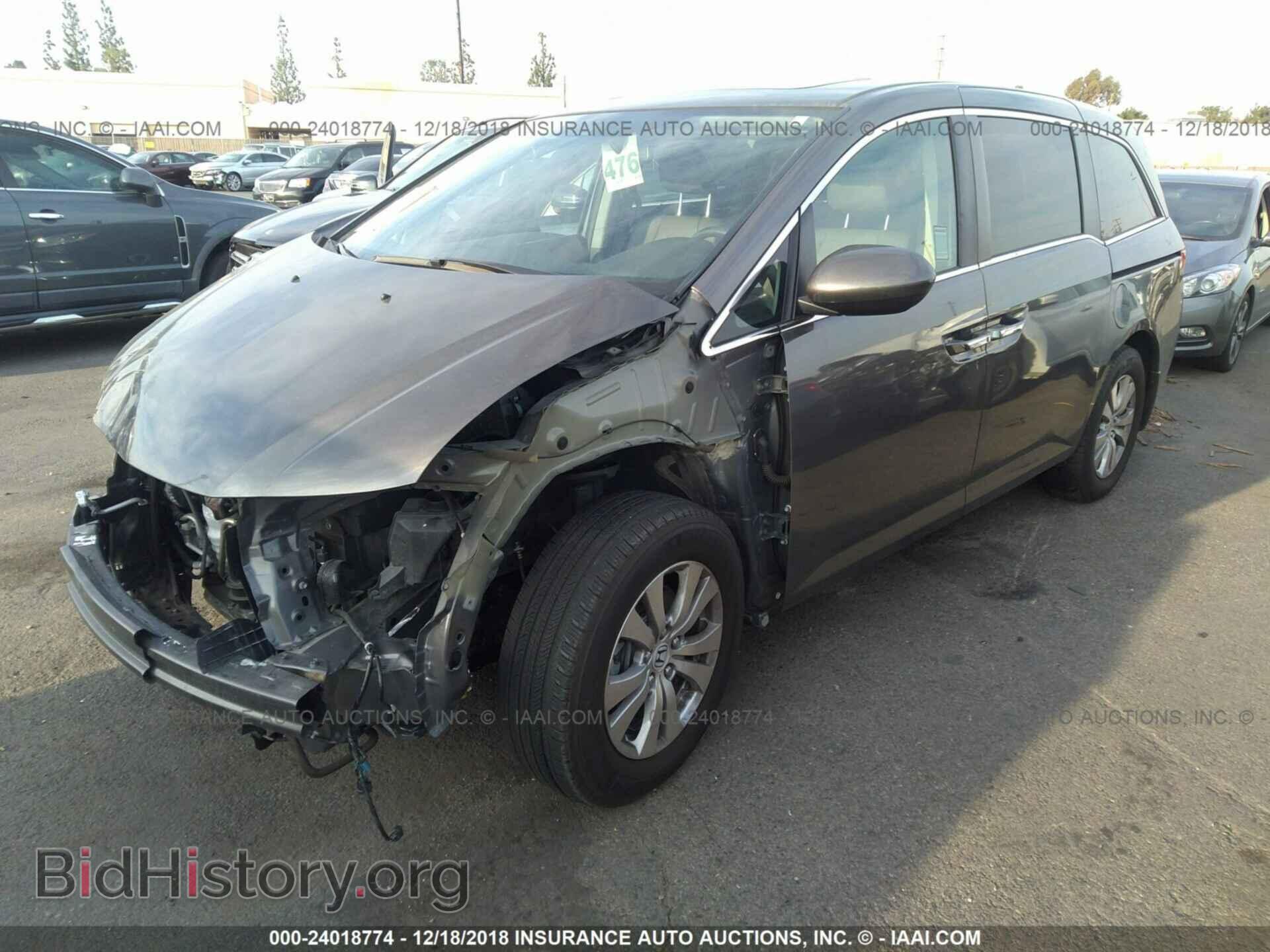 2016 HONDA ODYSSEY - VIN: 5FNRL5H65GB016209 - Photo 2