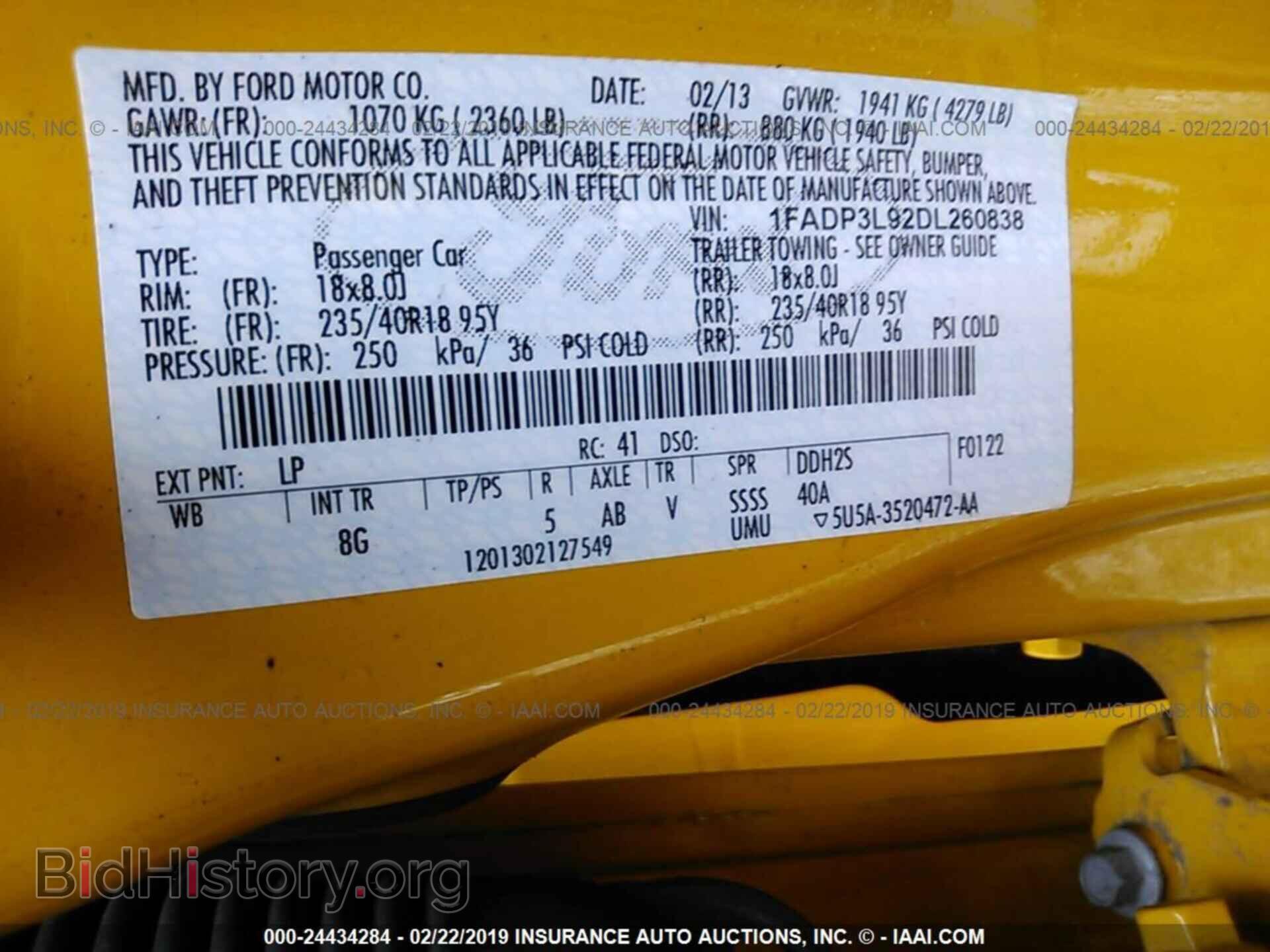 2013 FORD FOCUS - VIN: 1FADP3L92DL260838 - Photo 9