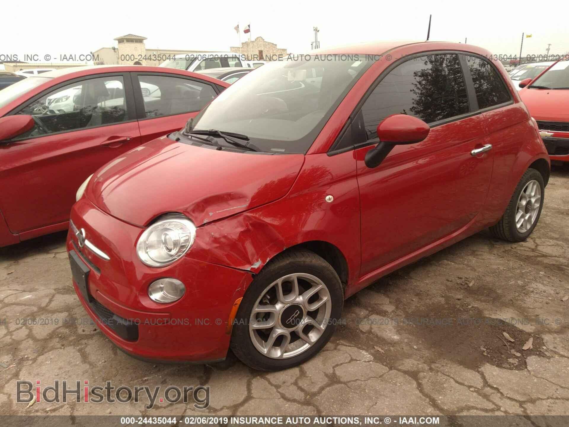2012 FIAT 500 - VIN: 3C3CFFAR6CT125351 - Фото 2