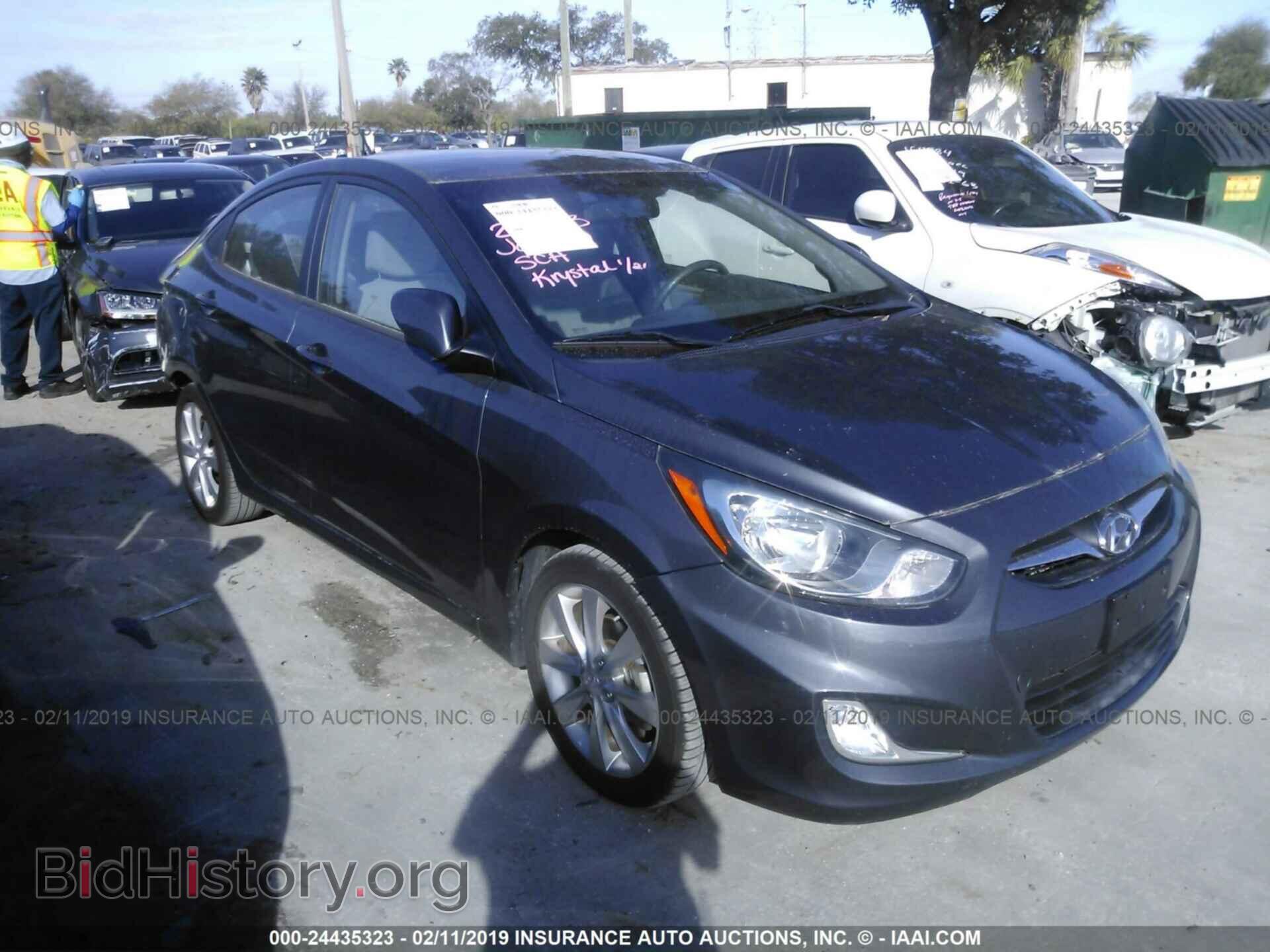 Фотография KMHCU4AEXCU078667 - HYUNDAI ACCENT 2012