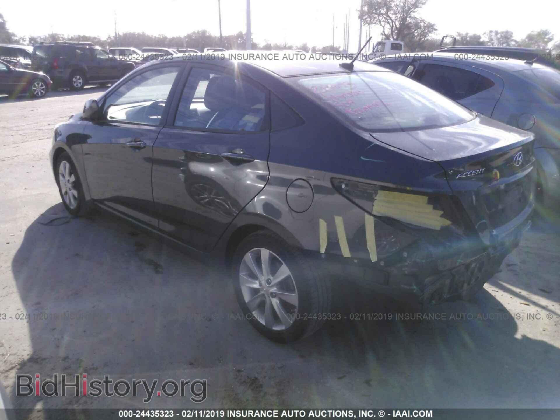 2012 HYUNDAI ACCENT - VIN: KMHCU4AEXCU078667 - Фото 3