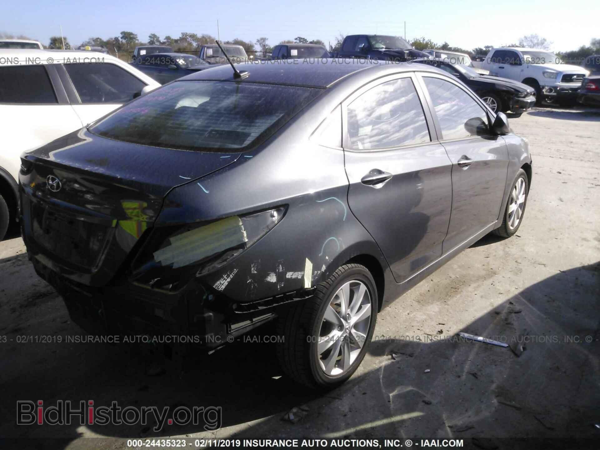 2012 HYUNDAI ACCENT - VIN: KMHCU4AEXCU078667 - Фото 4