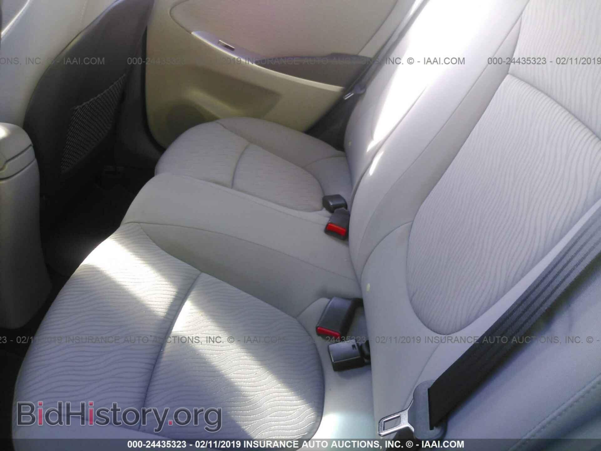 2012 HYUNDAI ACCENT - VIN: KMHCU4AEXCU078667 - Фото 8