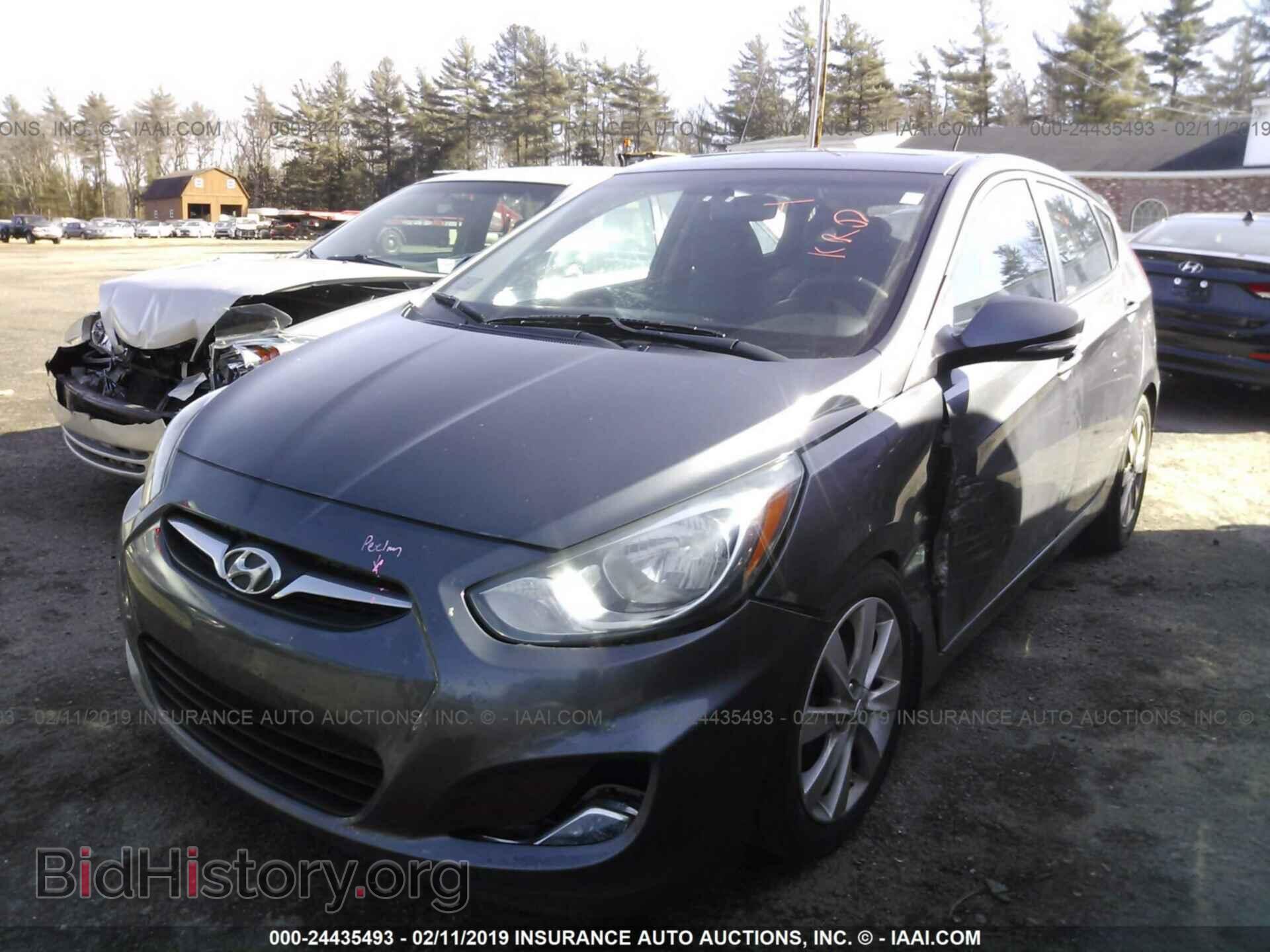 2013 HYUNDAI ACCENT - VIN: KMHCU5AE7DU089665 - Фото 2
